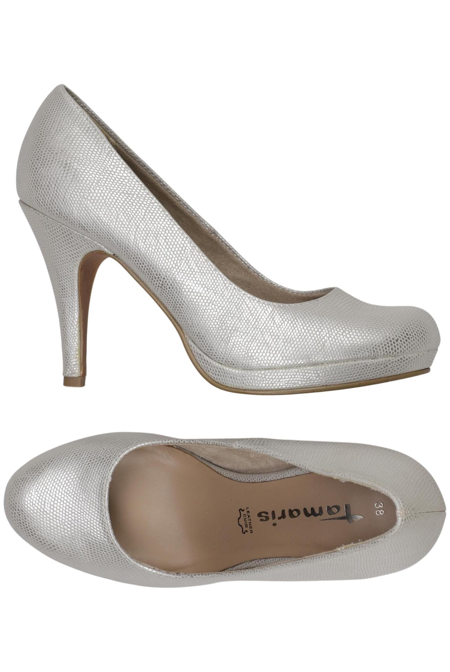 

Tamaris Damen Pumps, silber, Gr. 38