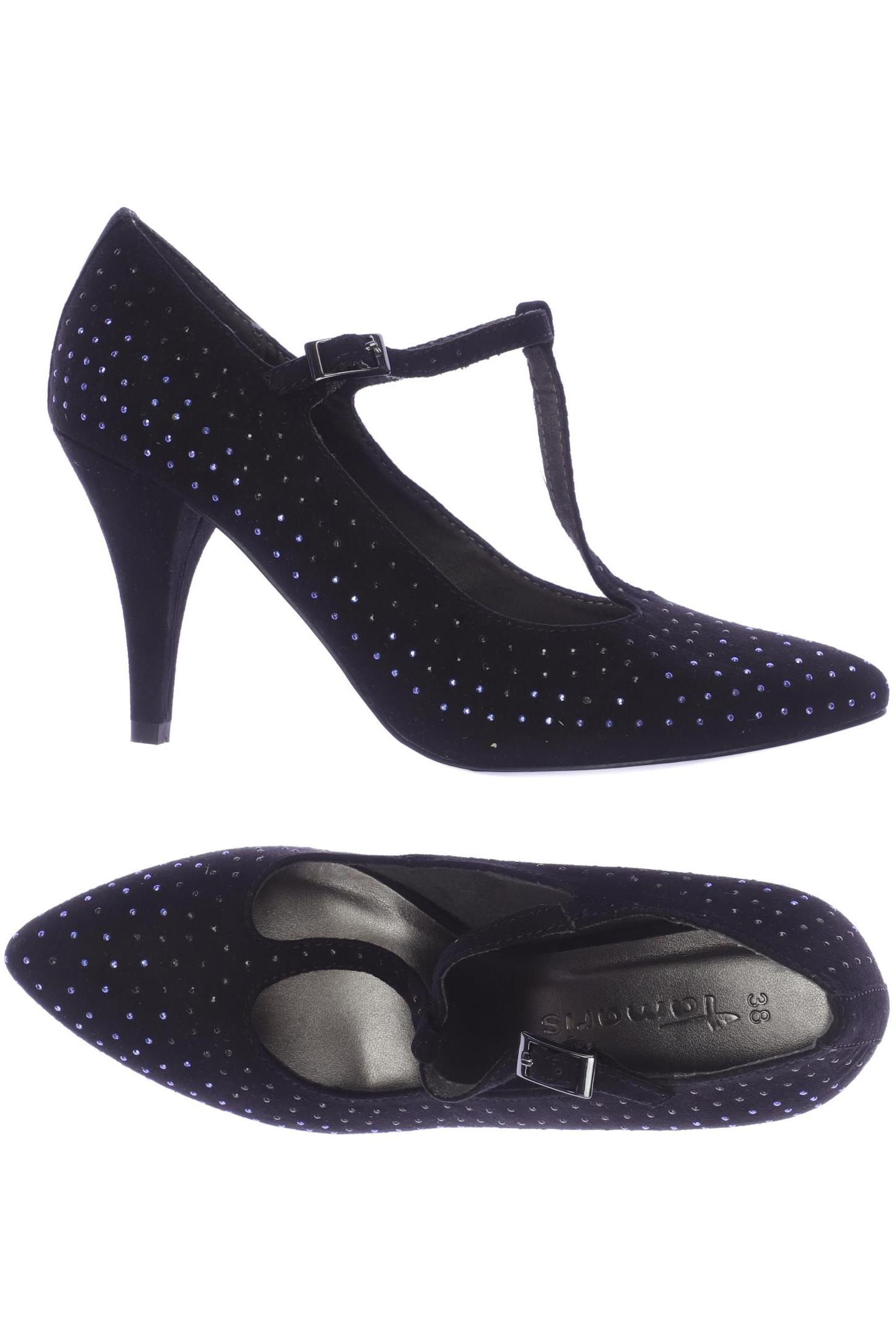 

Tamaris Damen Pumps, schwarz, Gr. 38