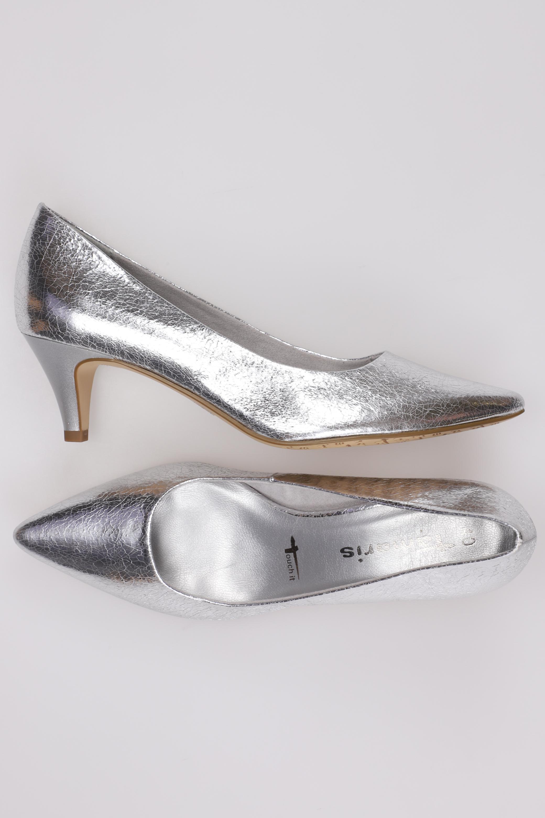 

Tamaris Damen Pumps, silber, Gr. 40