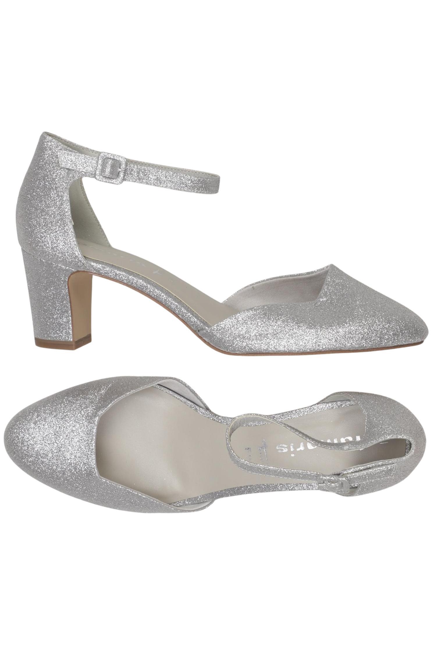 

Tamaris Damen Pumps, silber, Gr. 41