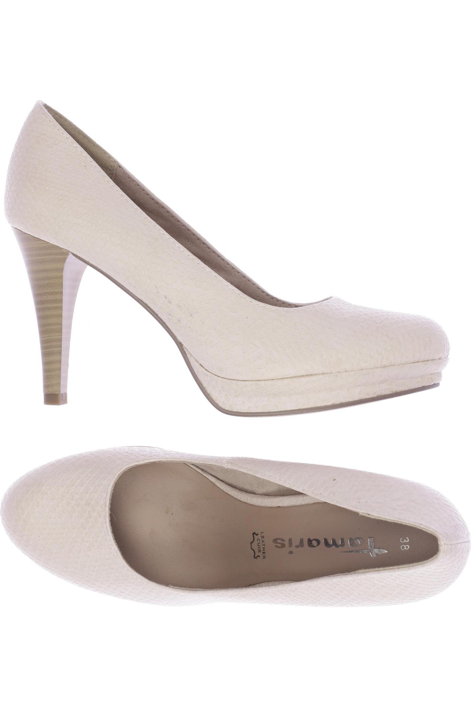 

Tamaris Damen Pumps, cremeweiß, Gr. 38