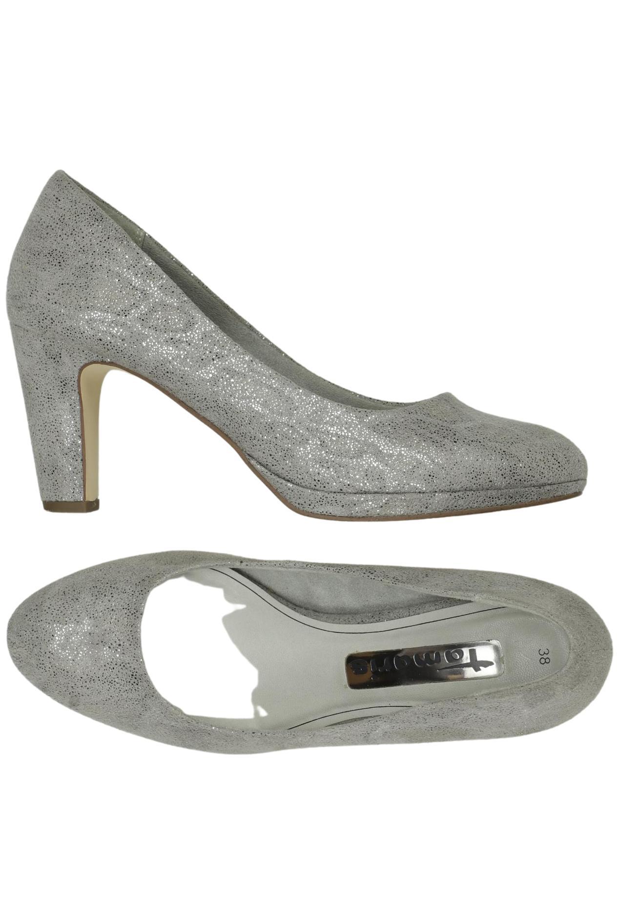 

Tamaris Damen Pumps, silber, Gr. 38