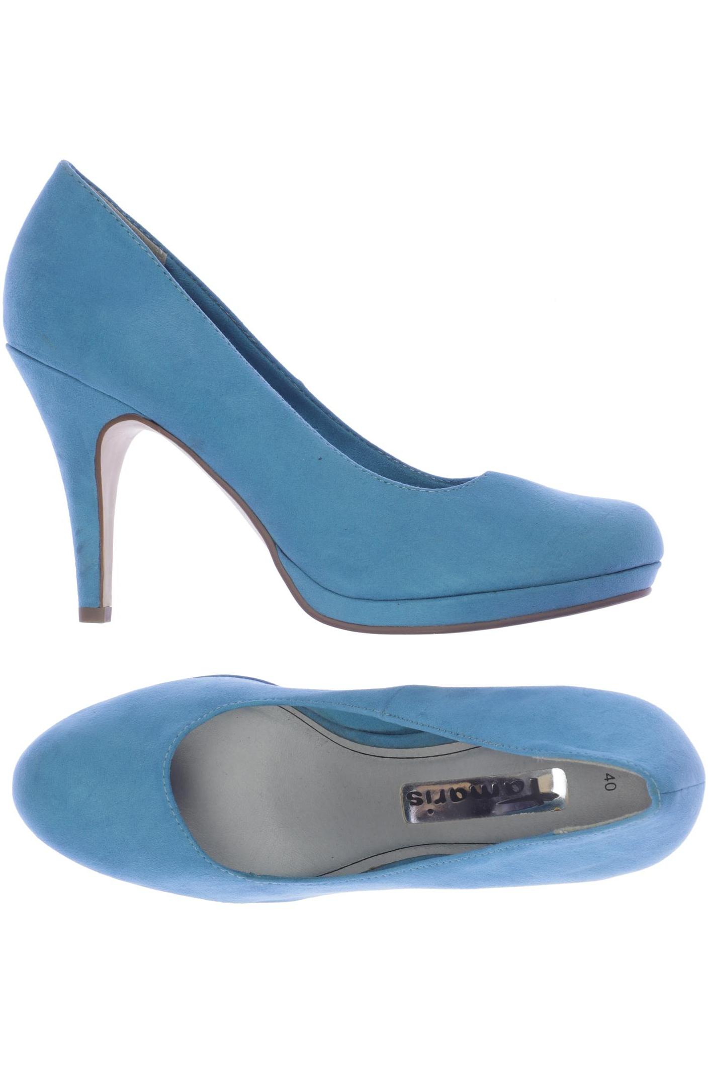 

Tamaris Damen Pumps, blau, Gr. 40