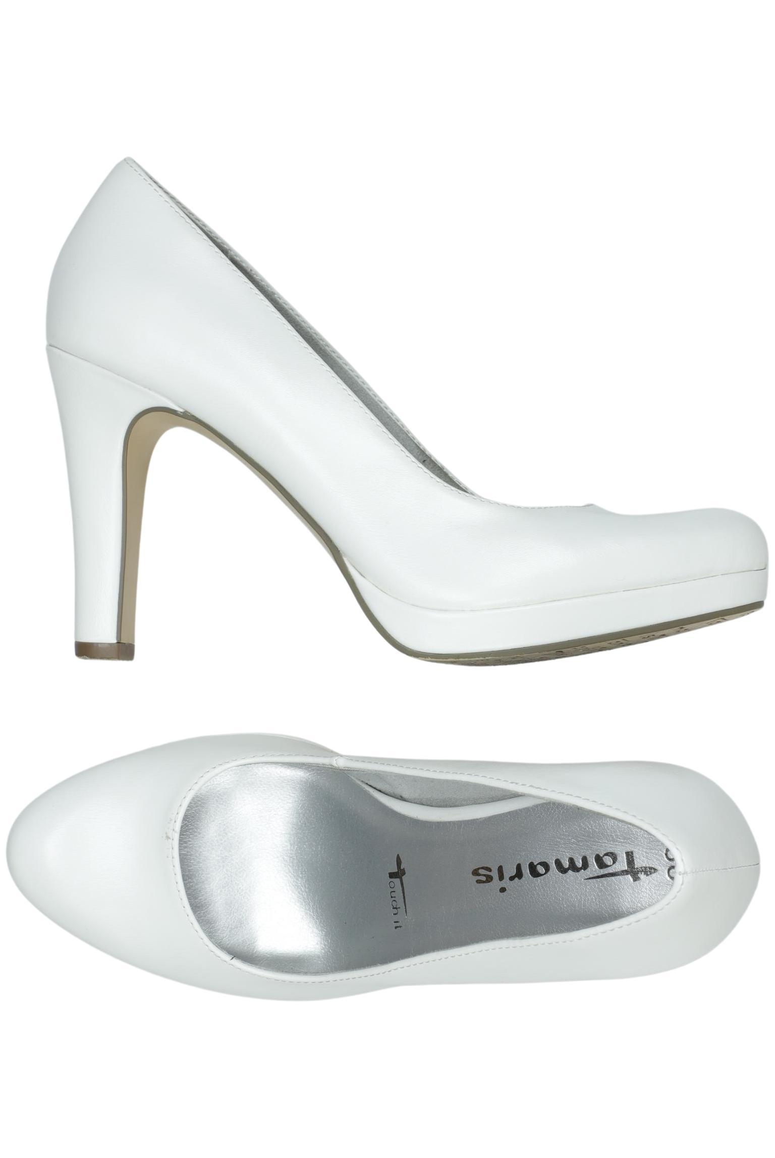 

Tamaris Damen Pumps, weiß, Gr. 38