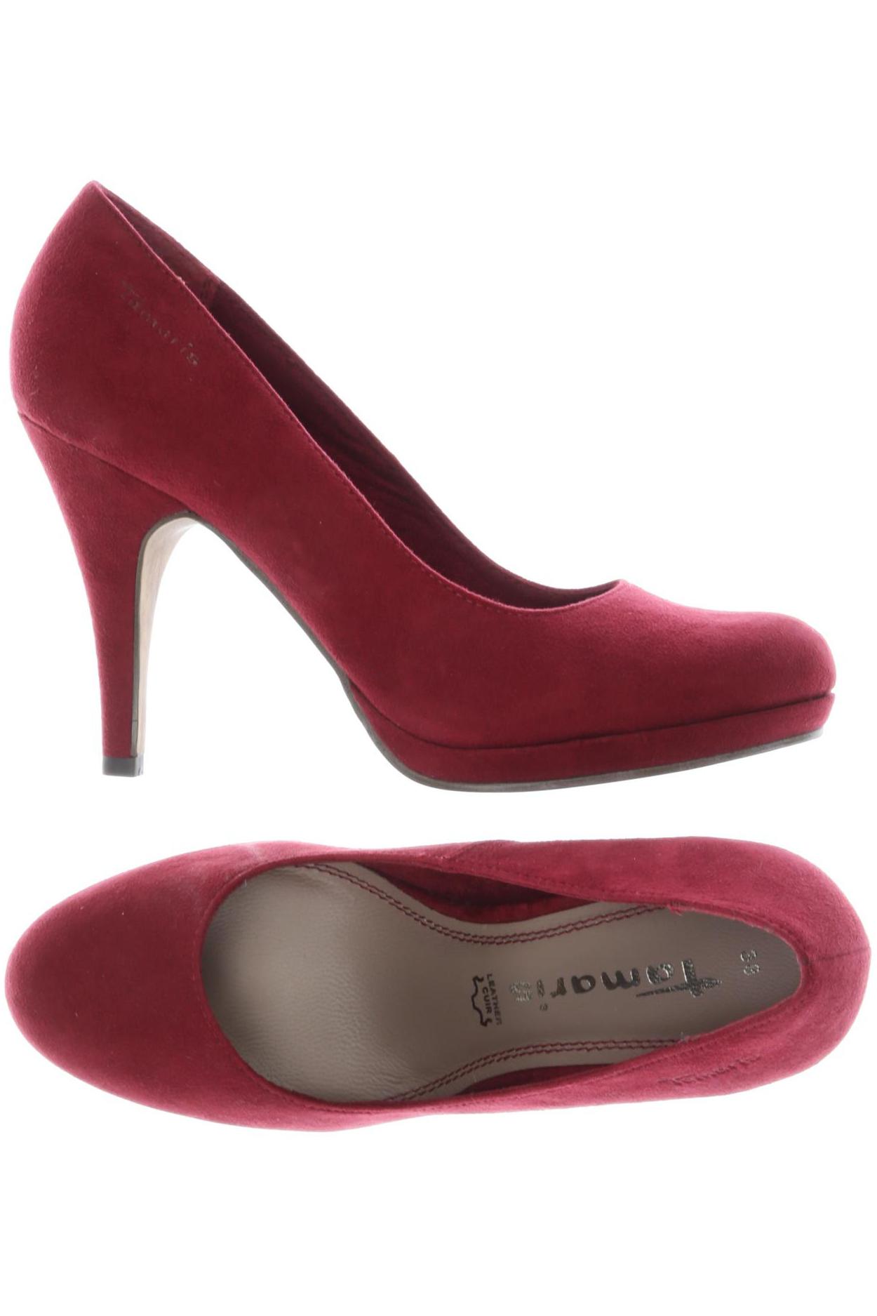 

Tamaris Damen Pumps, bordeaux, Gr. 38