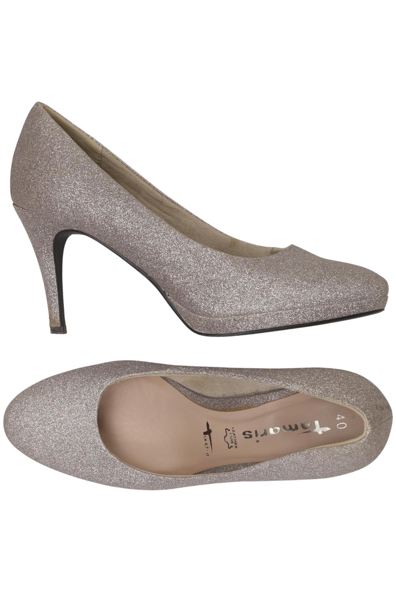 

Tamaris Damen Pumps, silber, Gr. 40