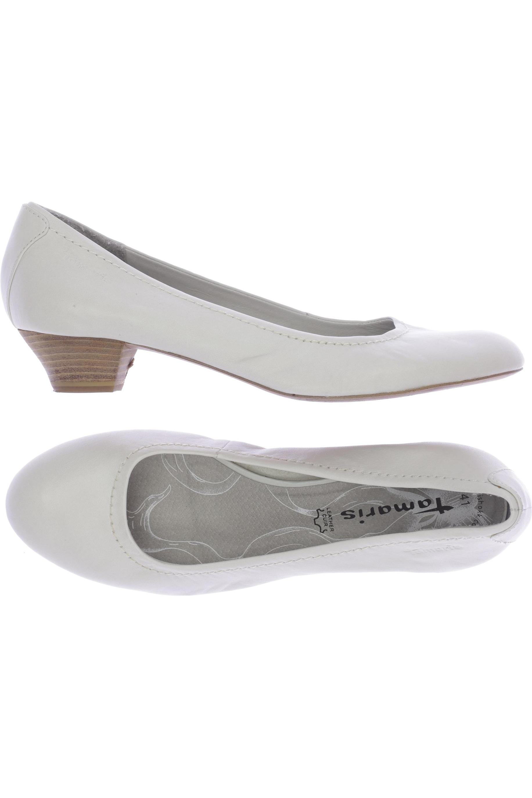 

Tamaris Damen Pumps, cremeweiß