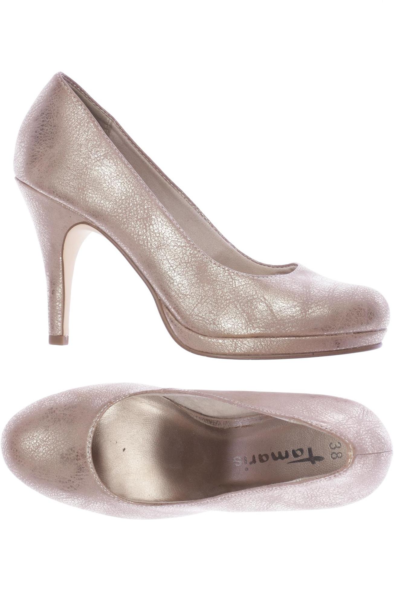 

Tamaris Damen Pumps, beige, Gr. 38