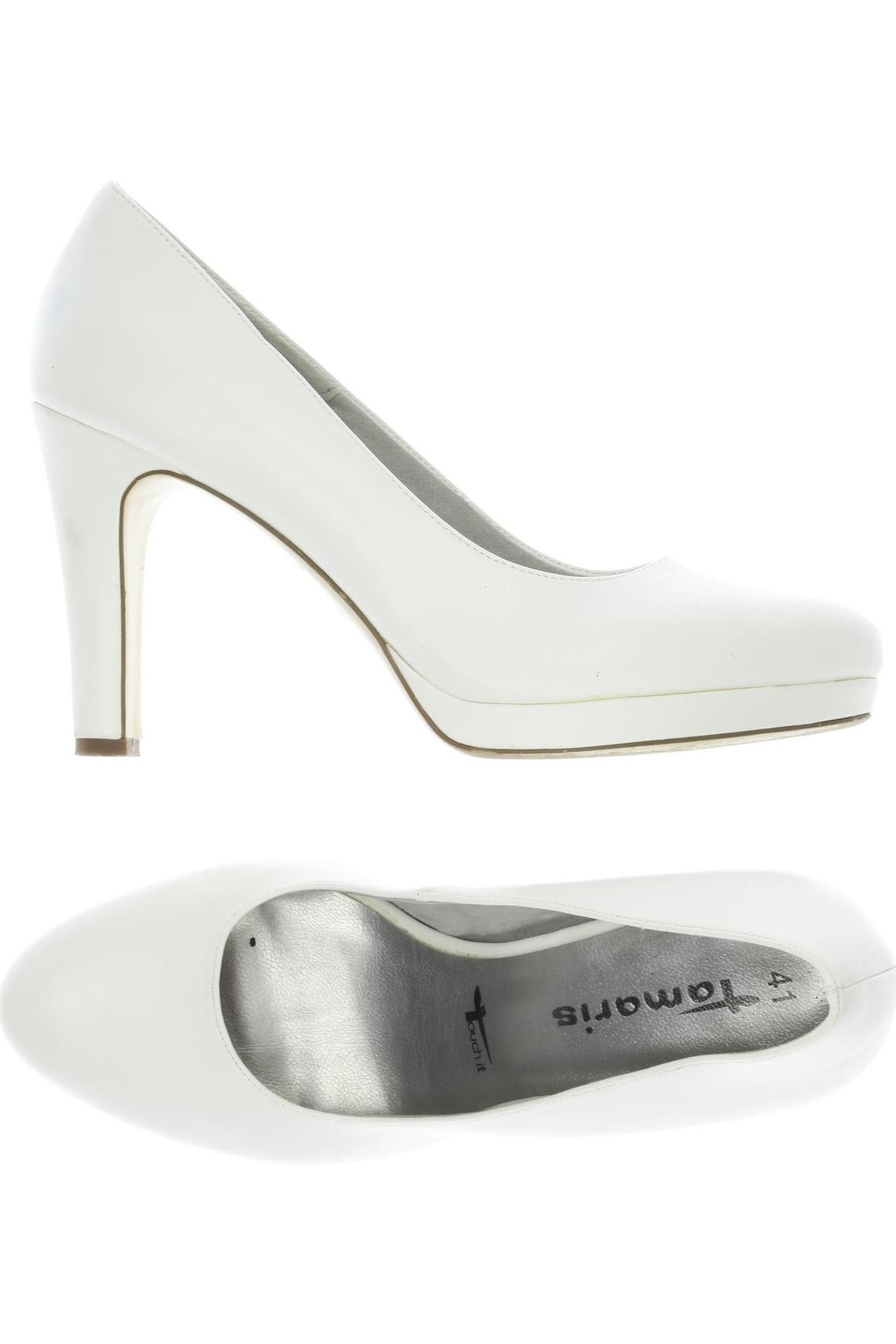 

Tamaris Damen Pumps, weiß, Gr. 41