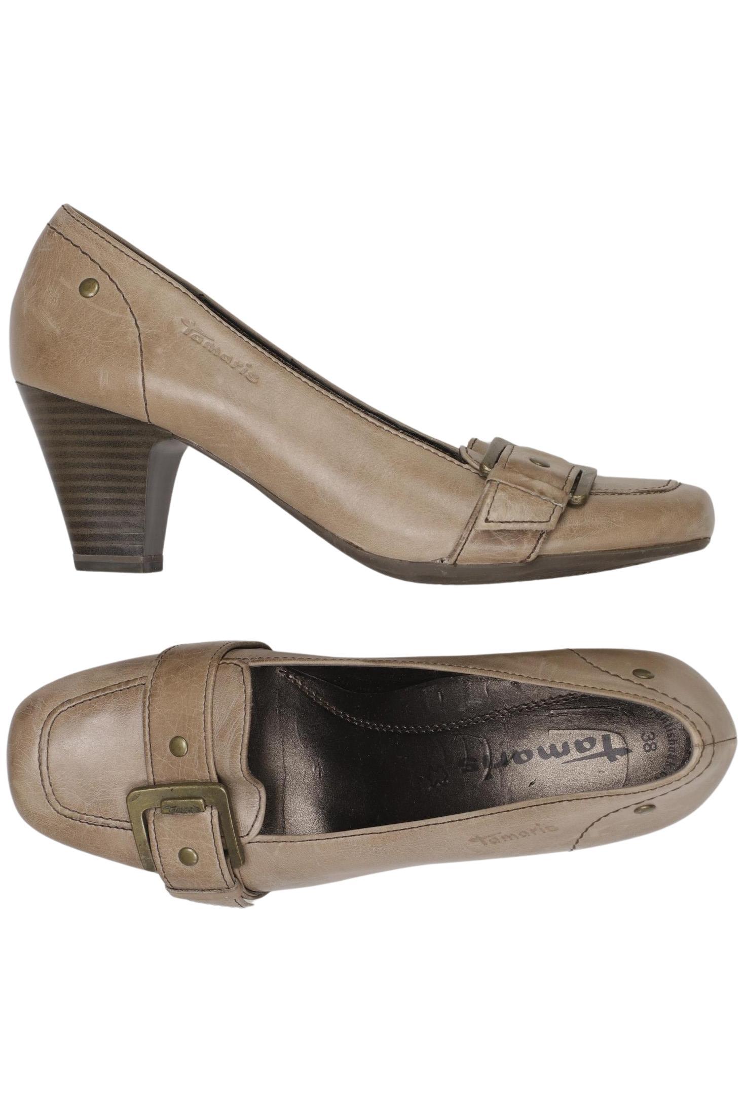 

Tamaris Damen Pumps, beige, Gr. 38