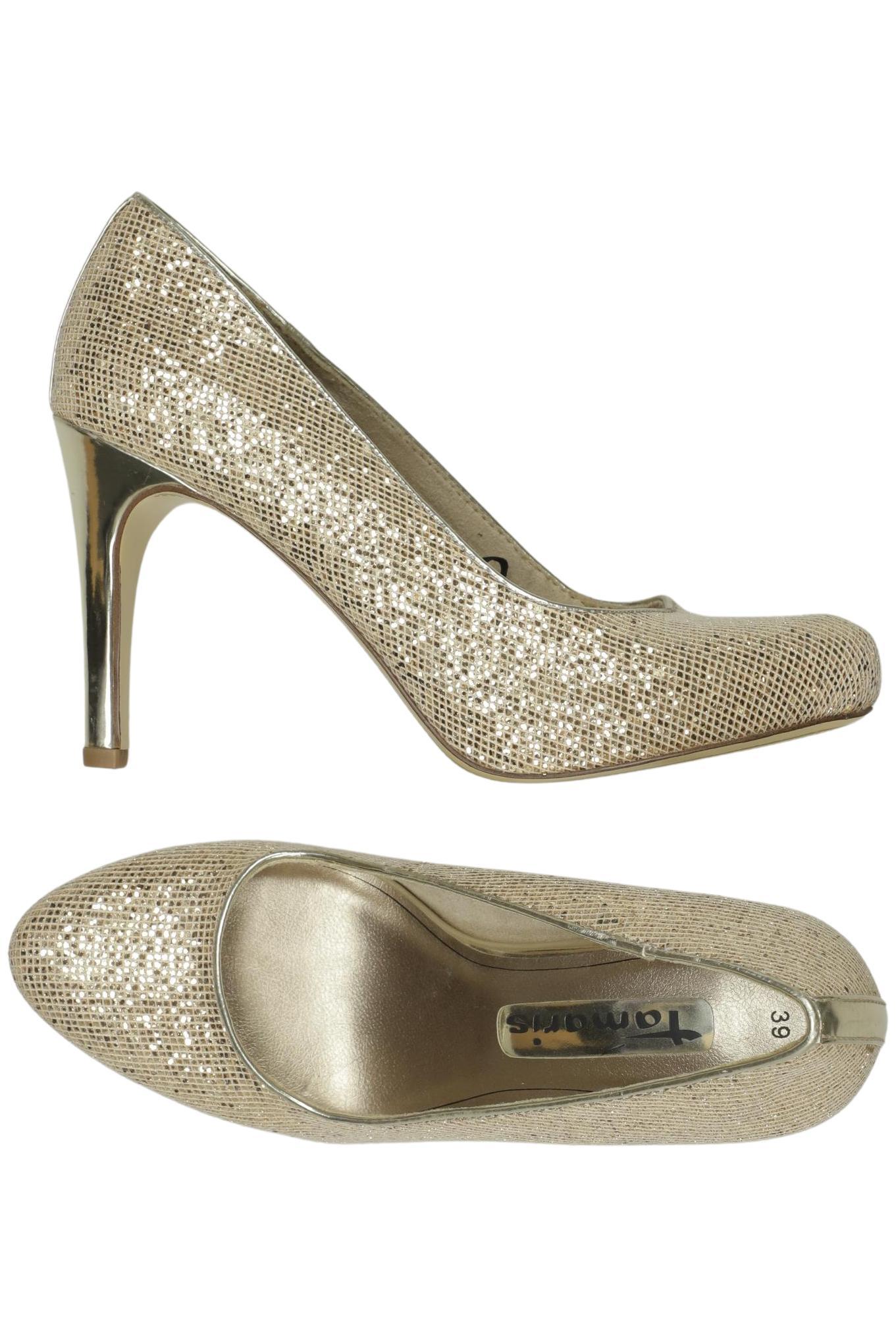

Tamaris Damen Pumps, gold, Gr. 39