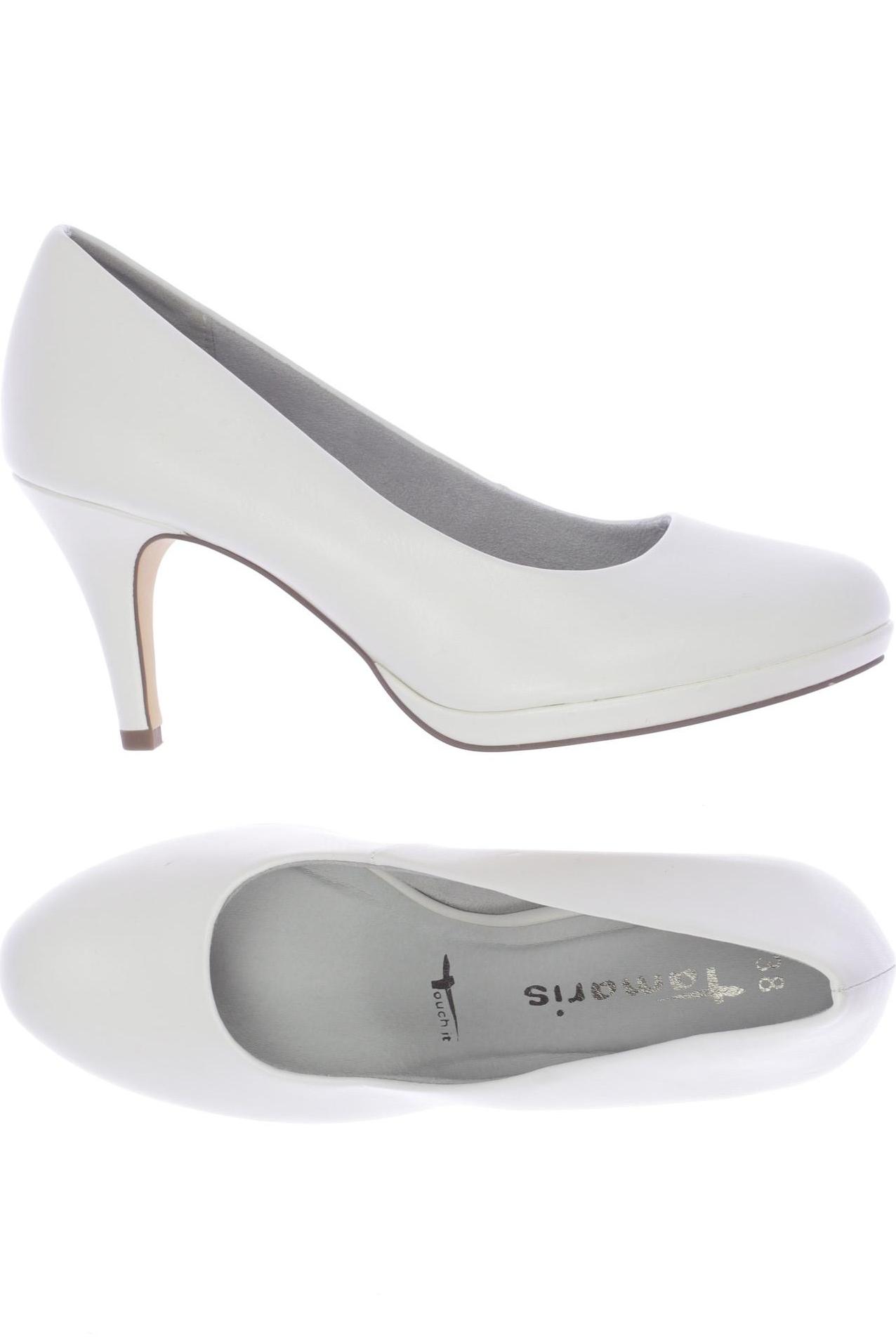 

Tamaris Damen Pumps, weiß, Gr. 38