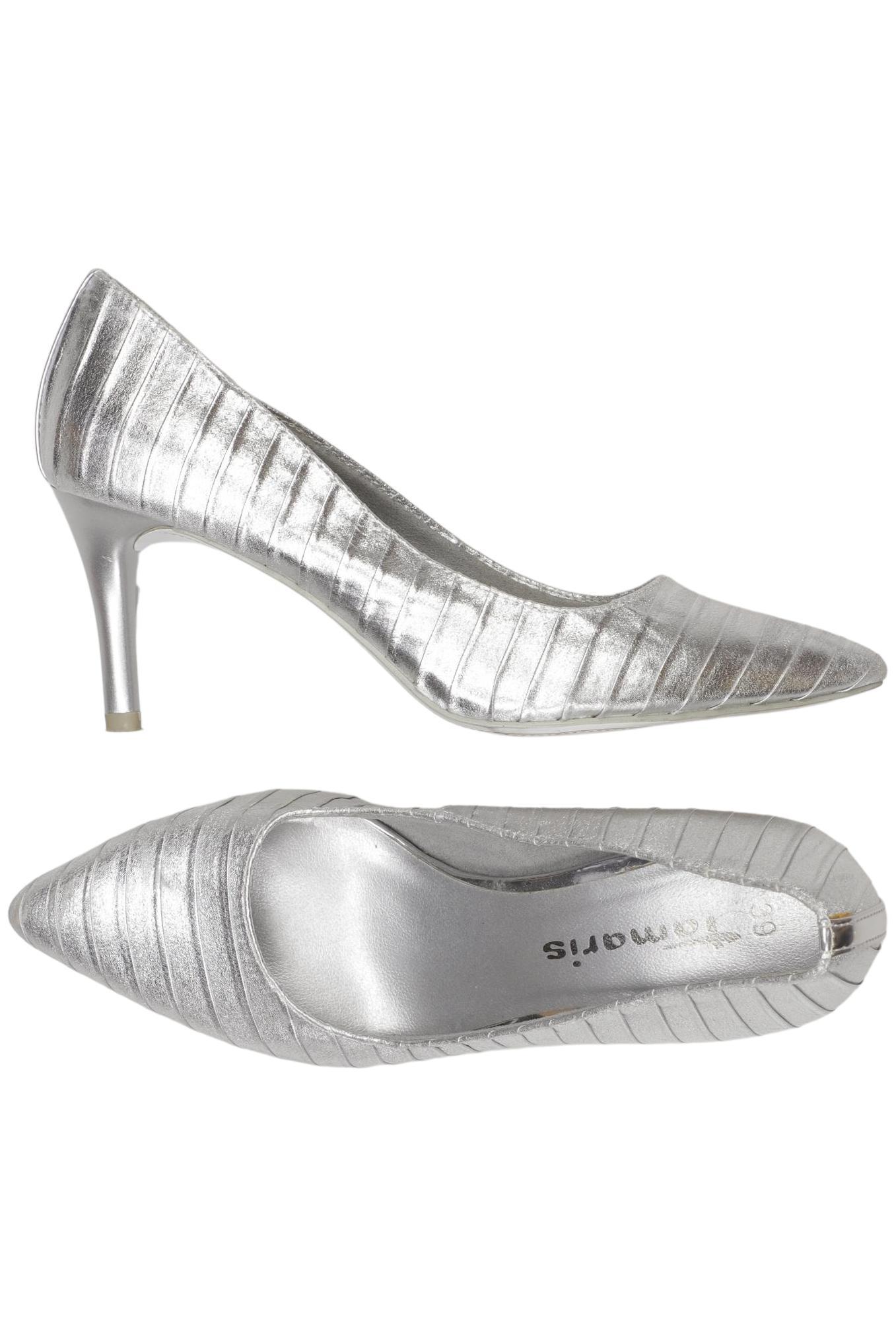 

Tamaris Damen Pumps, silber, Gr. 39