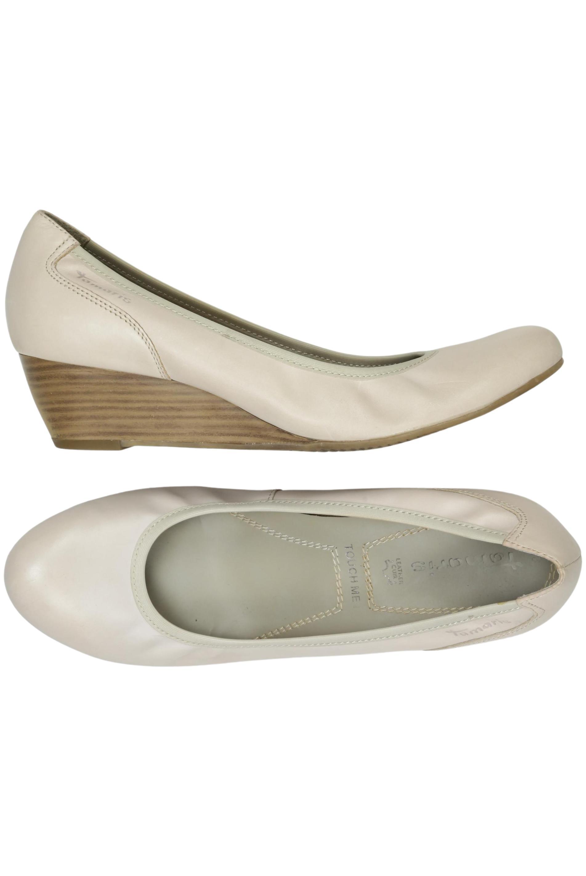 

Tamaris Damen Pumps, cremeweiß, Gr. 40