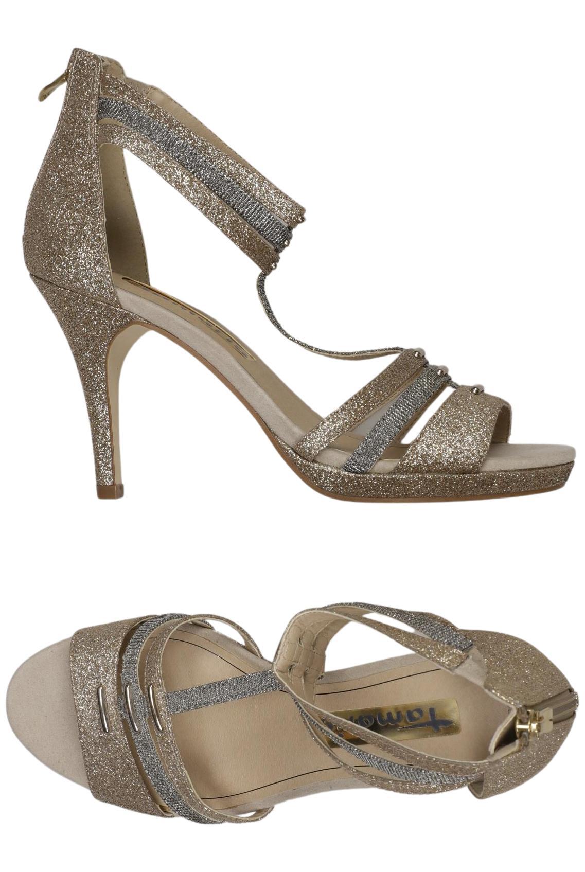 

Tamaris Damen Pumps, gold, Gr. 39