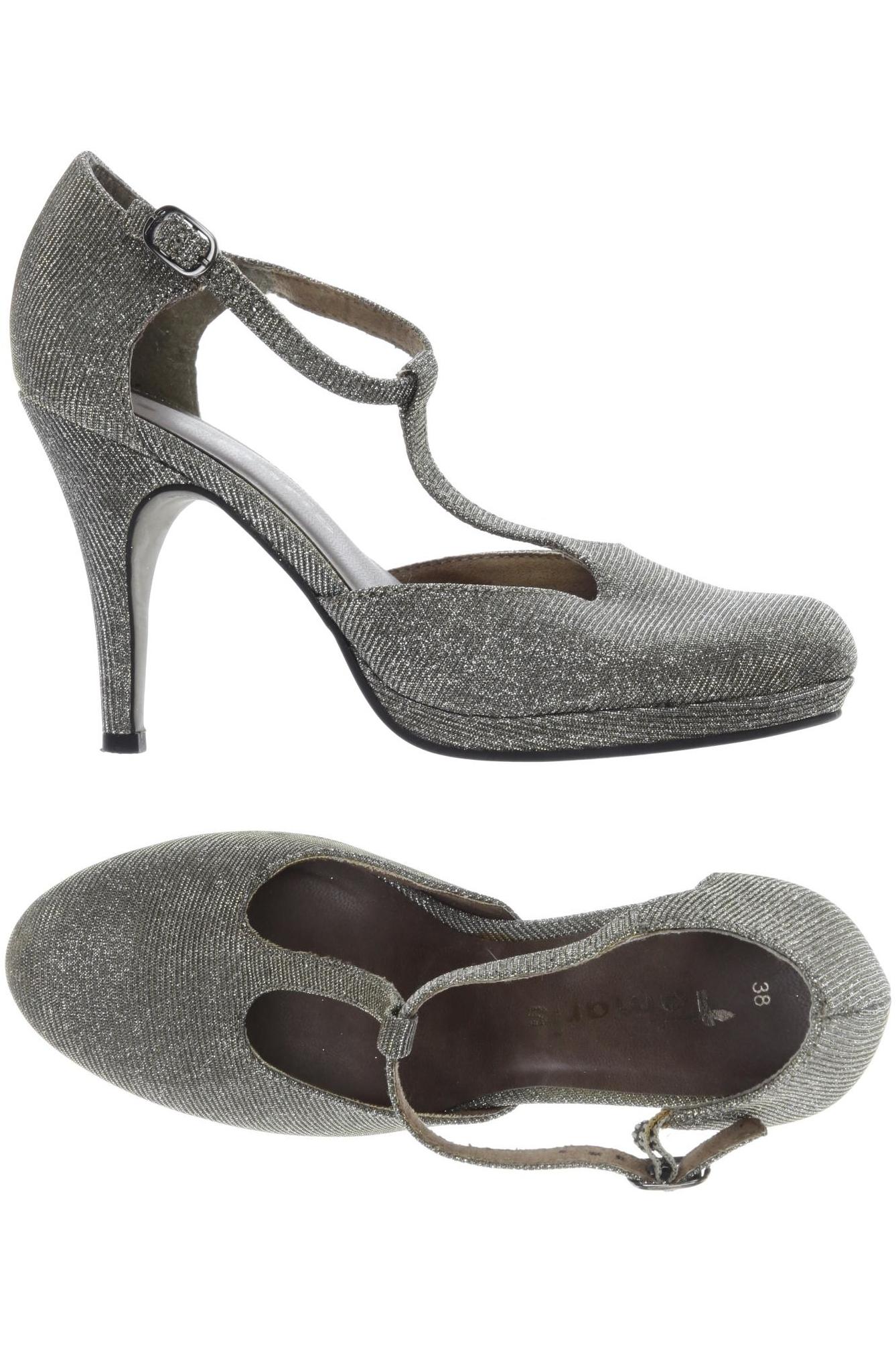 

Tamaris Damen Pumps, silber, Gr. 38