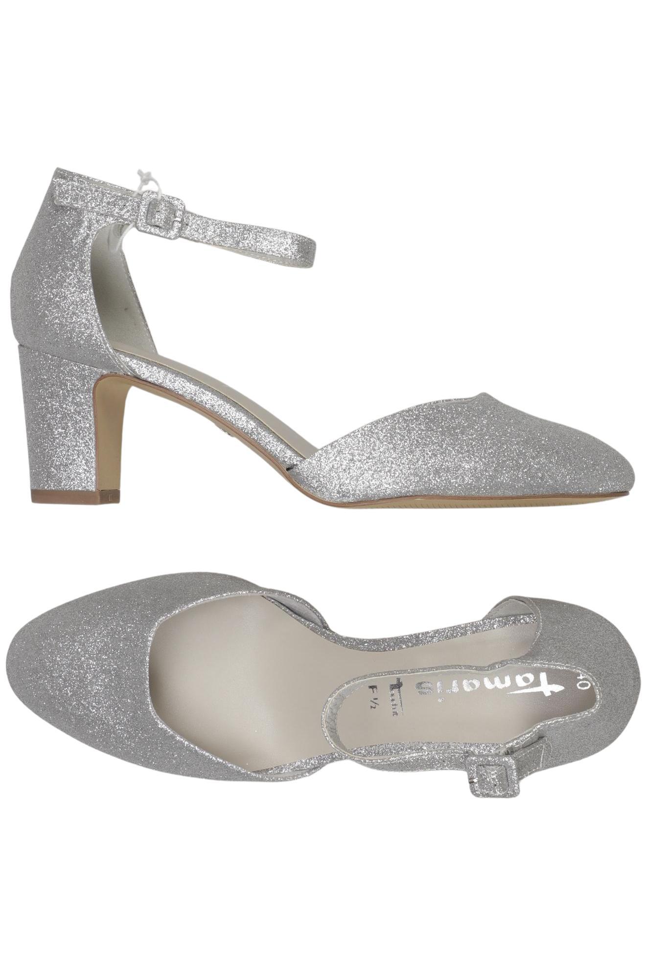 

Tamaris Damen Pumps, silber, Gr. 40