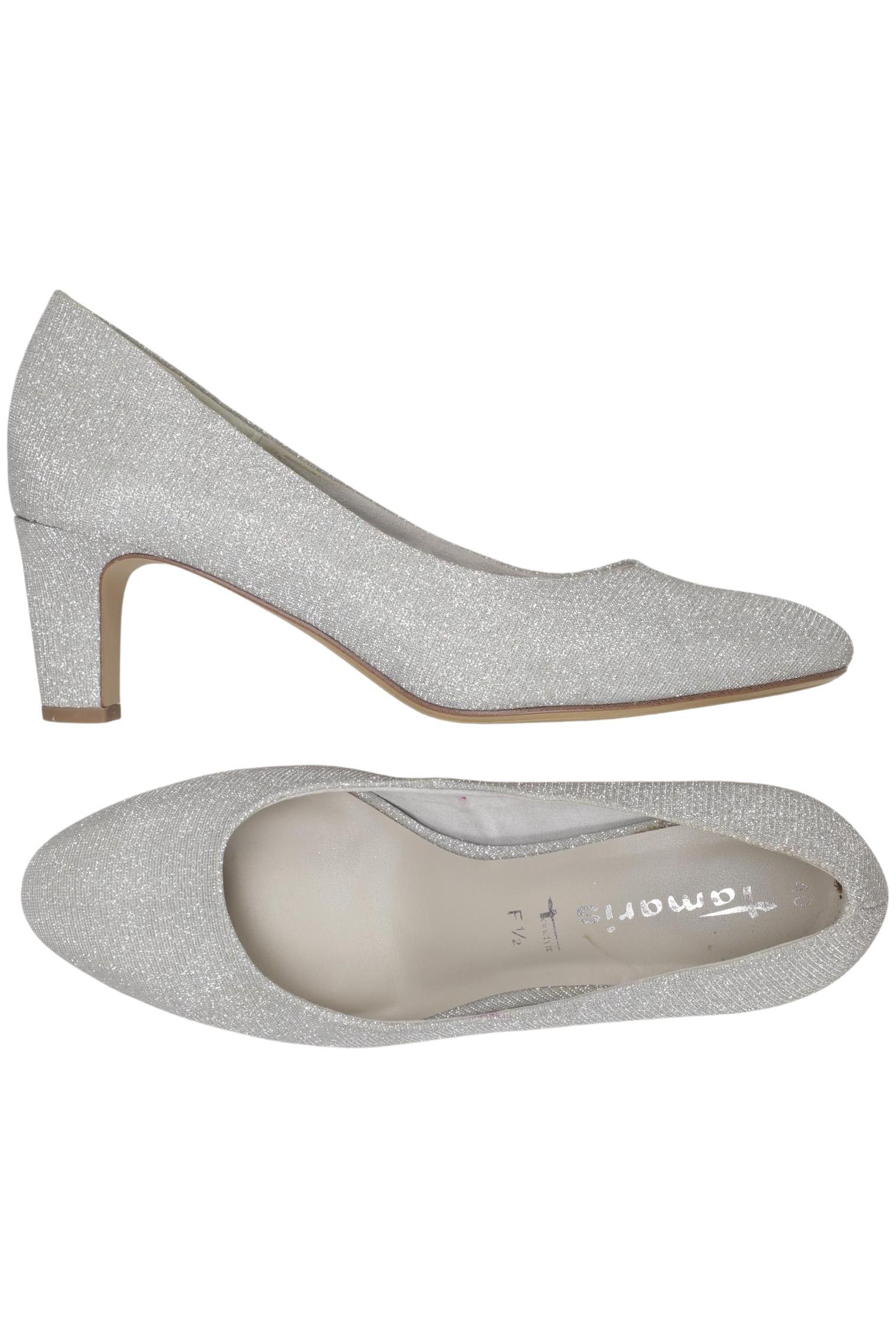 

Tamaris Damen Pumps, silber, Gr. 40