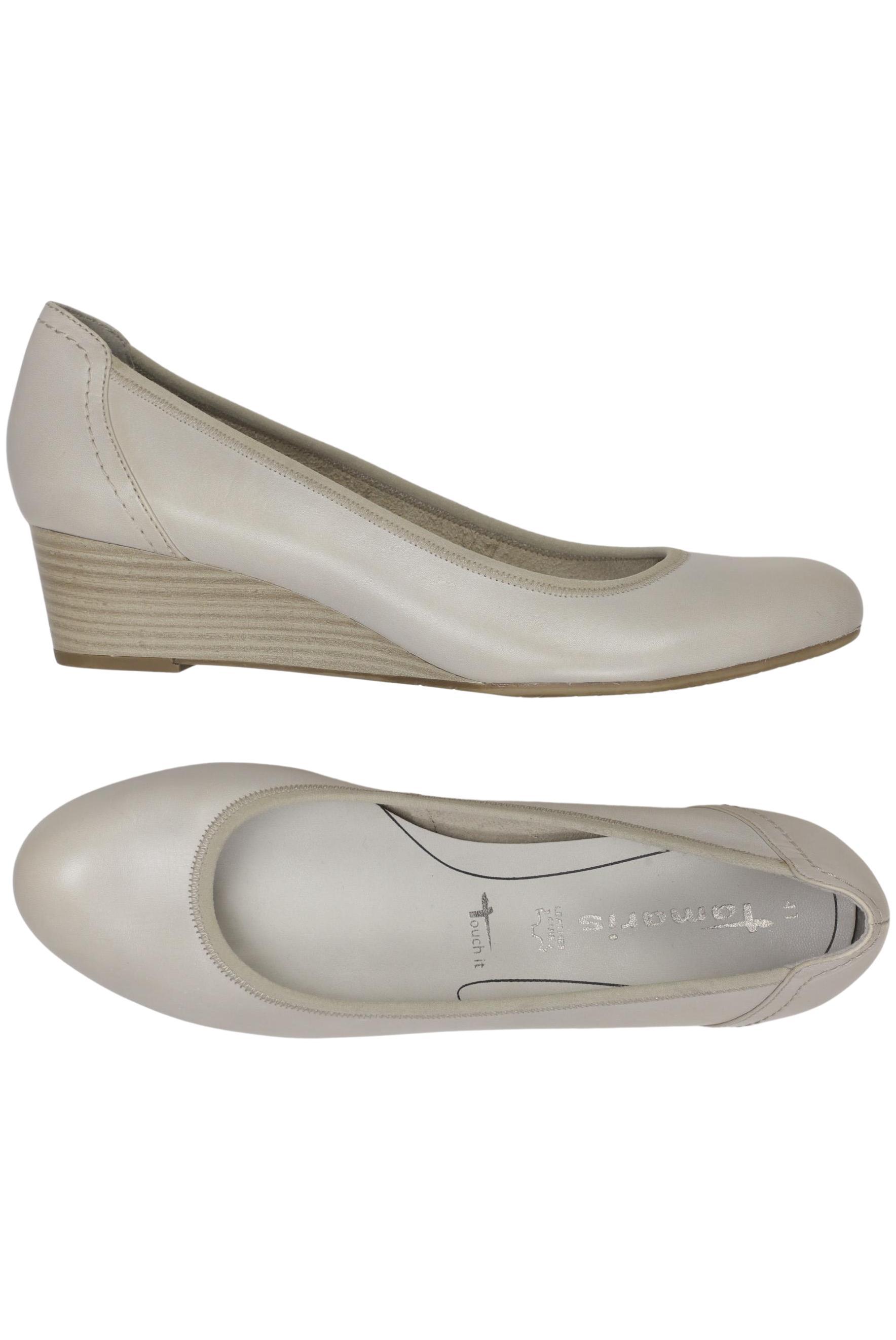 

Tamaris Damen Pumps, cremeweiß, Gr. 41