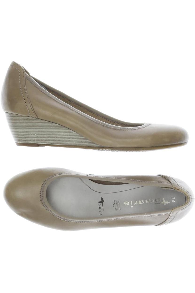 

Tamaris Damen Pumps, beige, Gr. 38