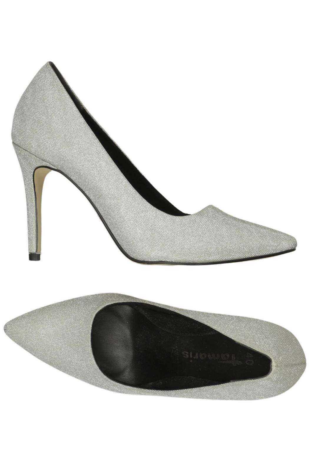 

Tamaris Damen Pumps, silber, Gr. 40