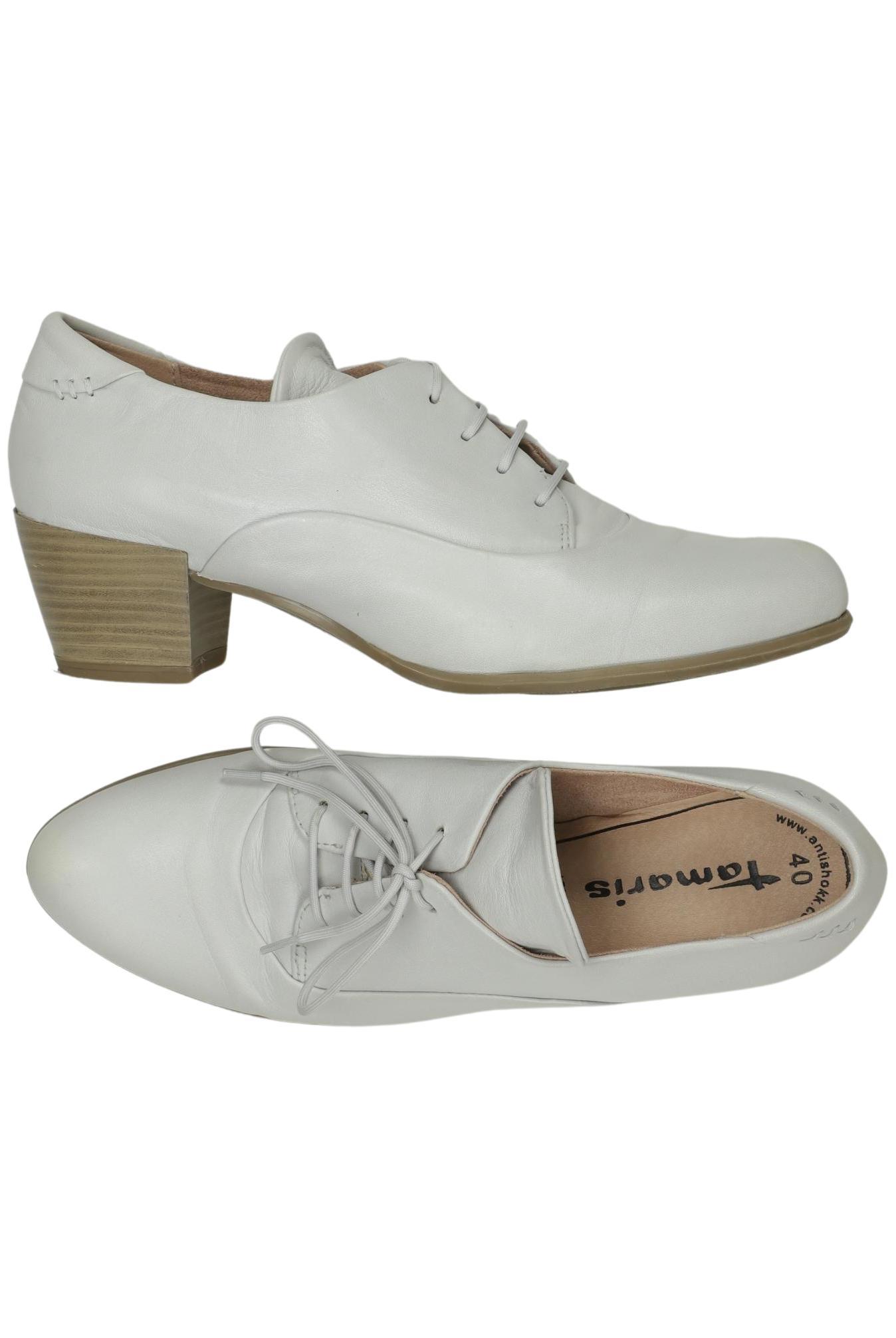 

Tamaris Damen Pumps, weiß, Gr. 40