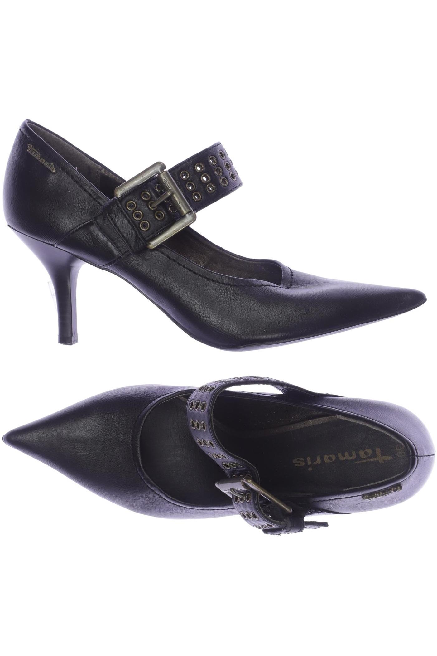 

Tamaris Damen Pumps, schwarz, Gr. 38