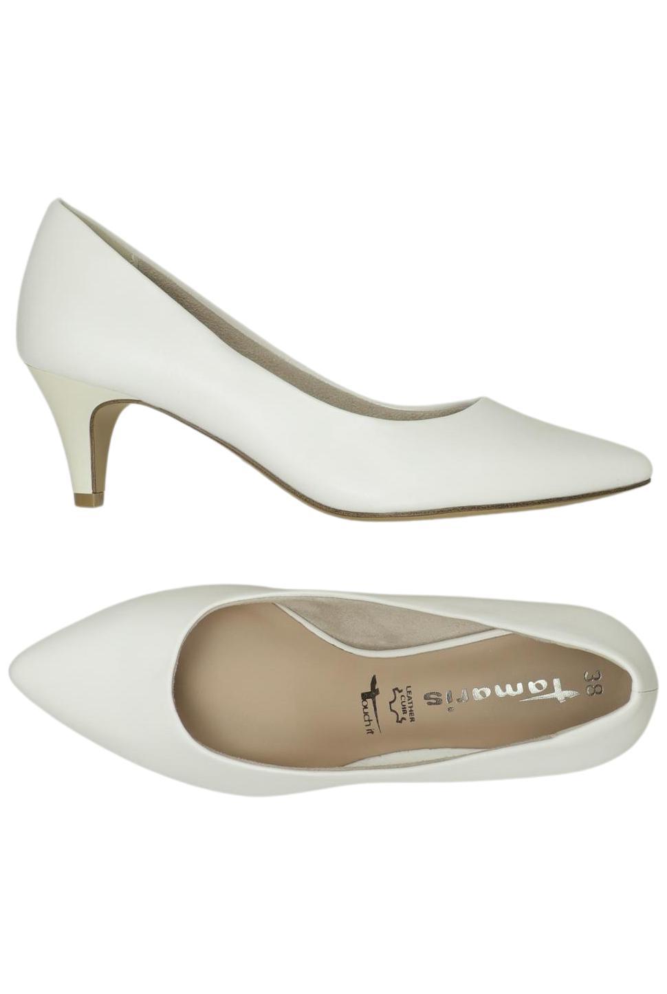 

Tamaris Damen Pumps, weiß, Gr. 38