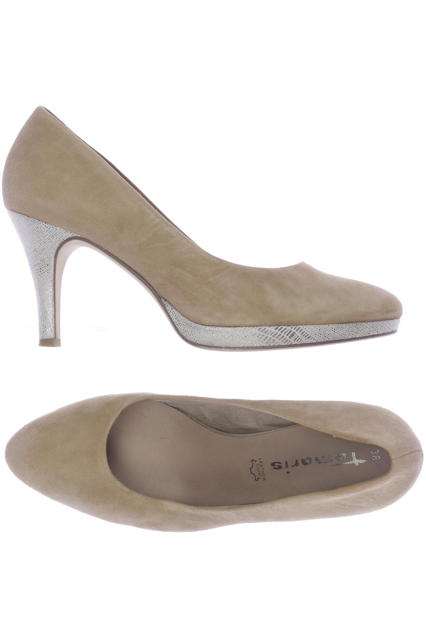 

Tamaris Damen Pumps, beige, Gr. 38