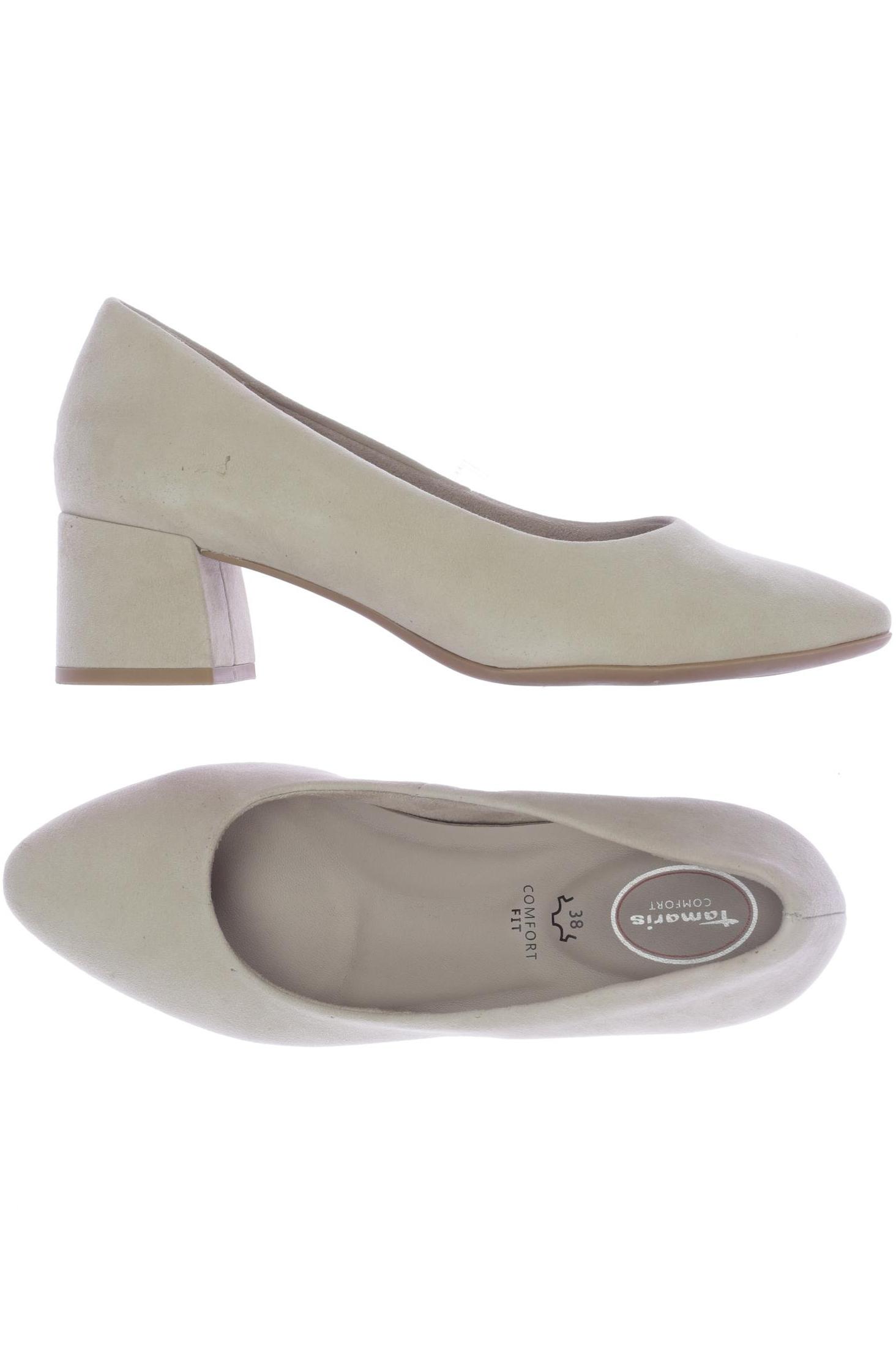 

Tamaris Damen Pumps, beige, Gr. 38