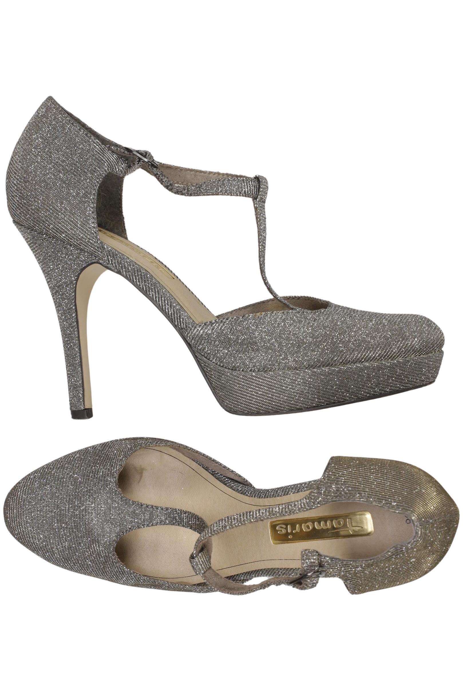 

Tamaris Damen Pumps, silber, Gr. 38