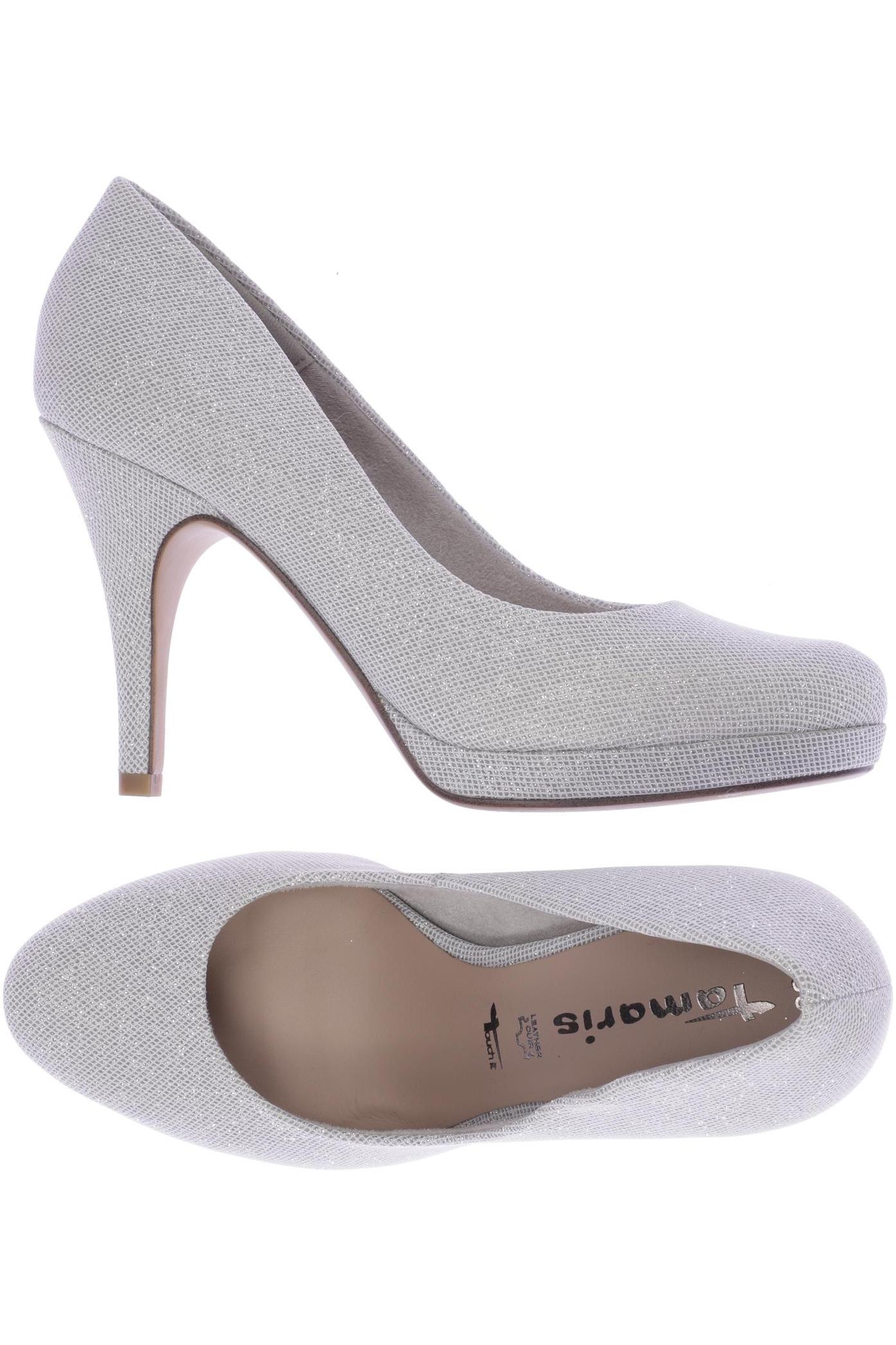 

Tamaris Damen Pumps, silber, Gr. 38