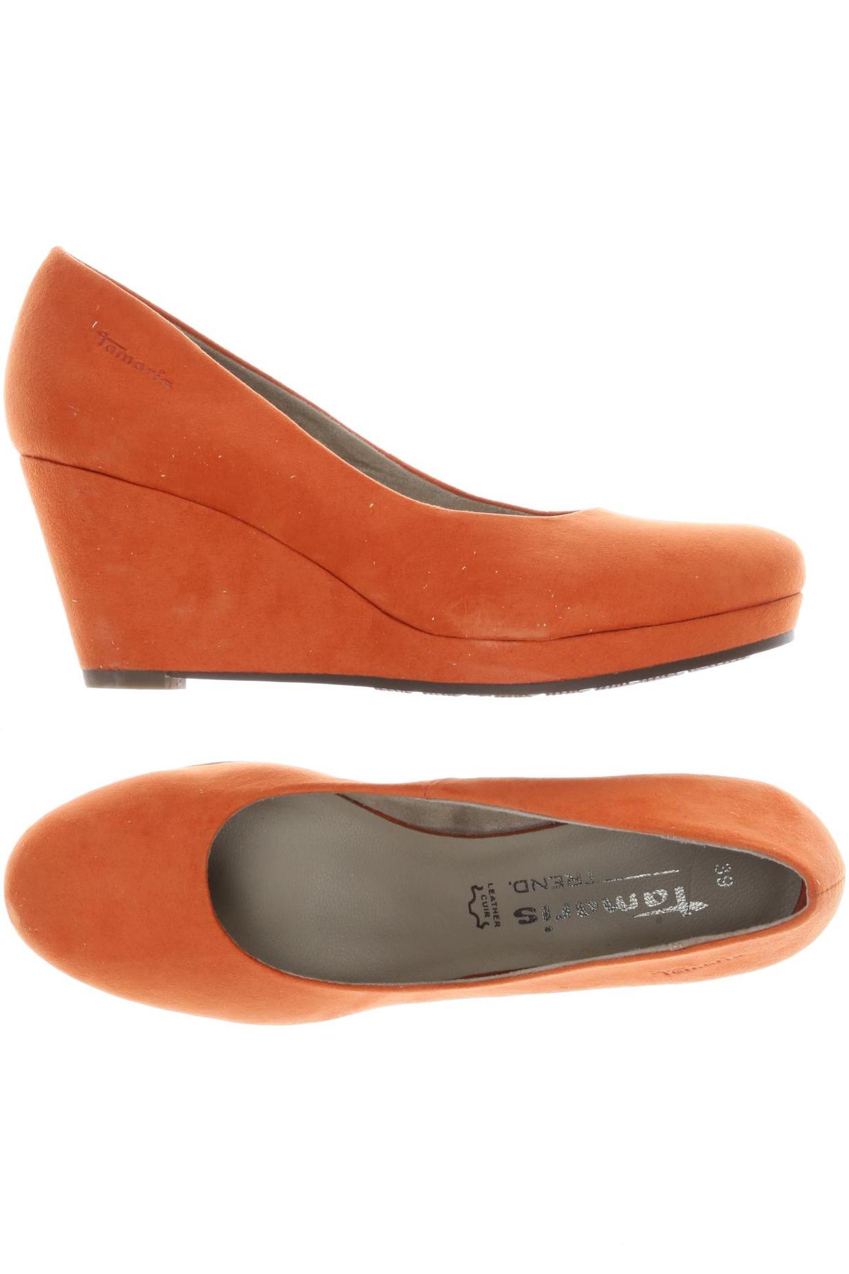 

Tamaris Damen Pumps, orange, Gr. 39