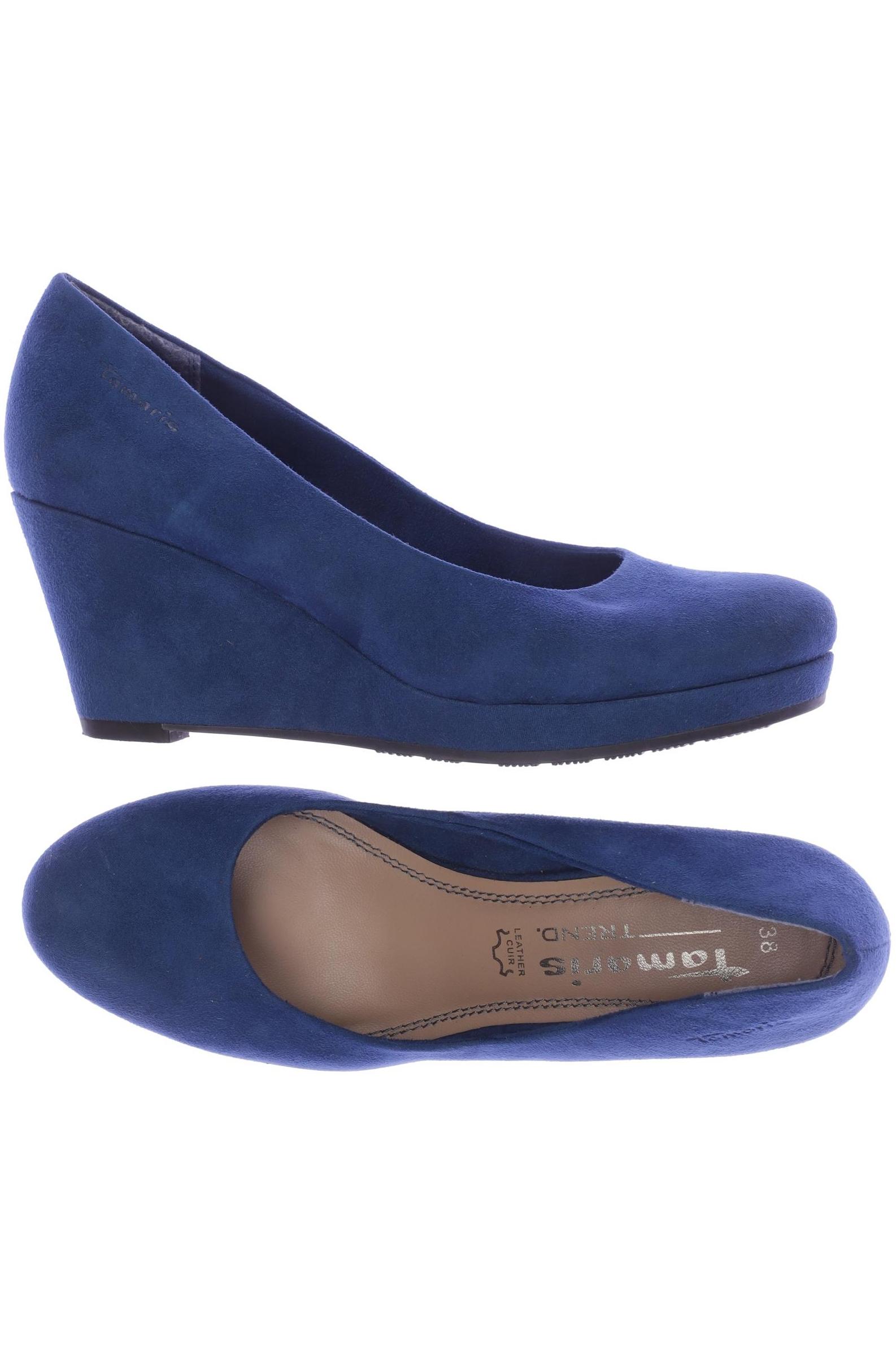 

Tamaris Damen Pumps, blau, Gr. 38