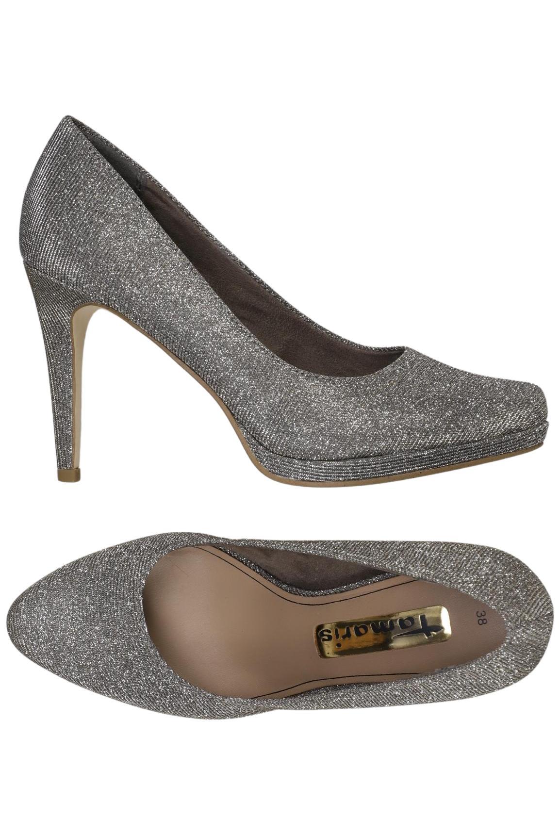 

Tamaris Damen Pumps, silber, Gr. 38