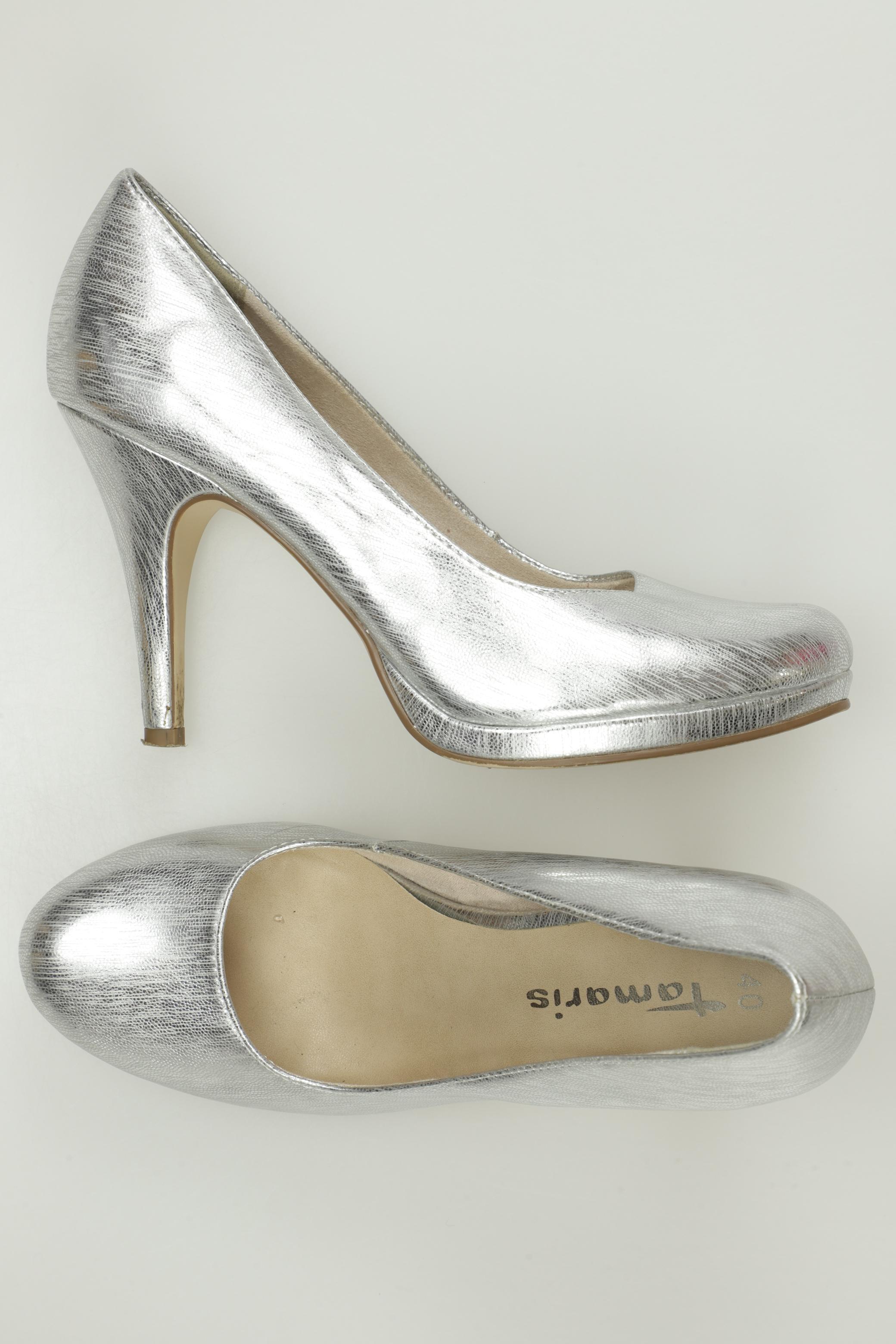 

Tamaris Damen Pumps, silber, Gr. 40