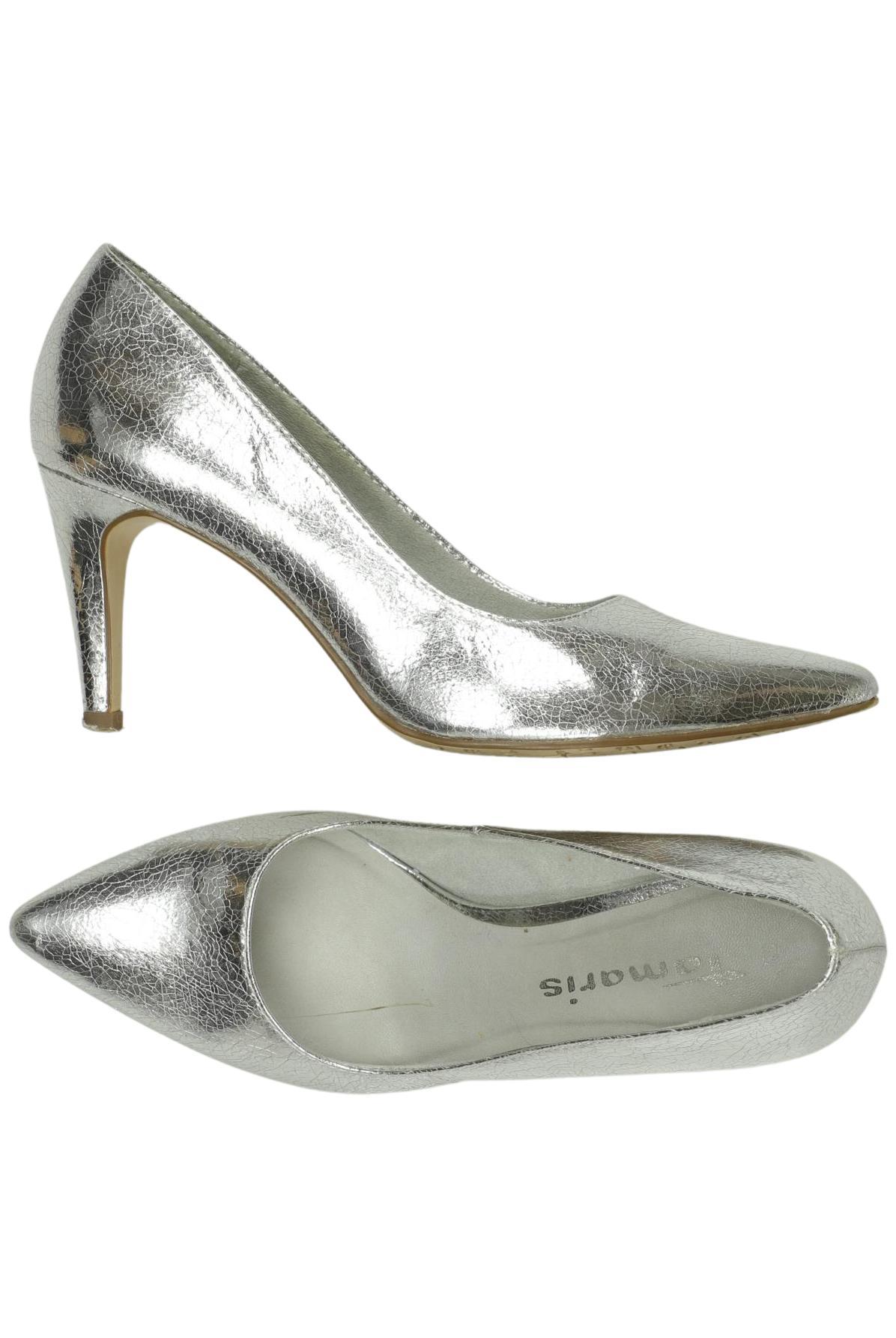 

Tamaris Damen Pumps, silber, Gr. 38