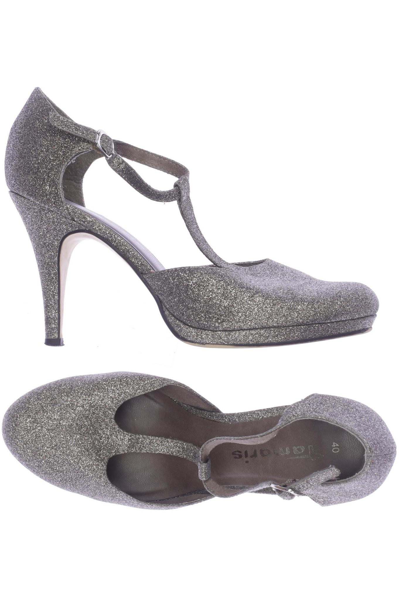 

Tamaris Damen Pumps, silber, Gr. 40