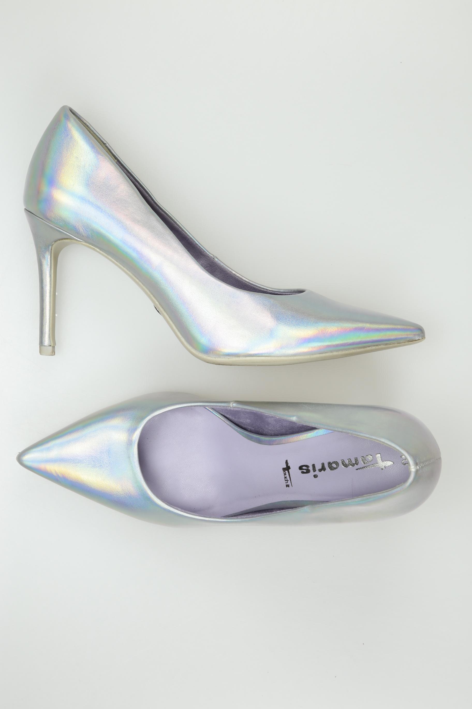 

Tamaris Damen Pumps, silber, Gr. 40
