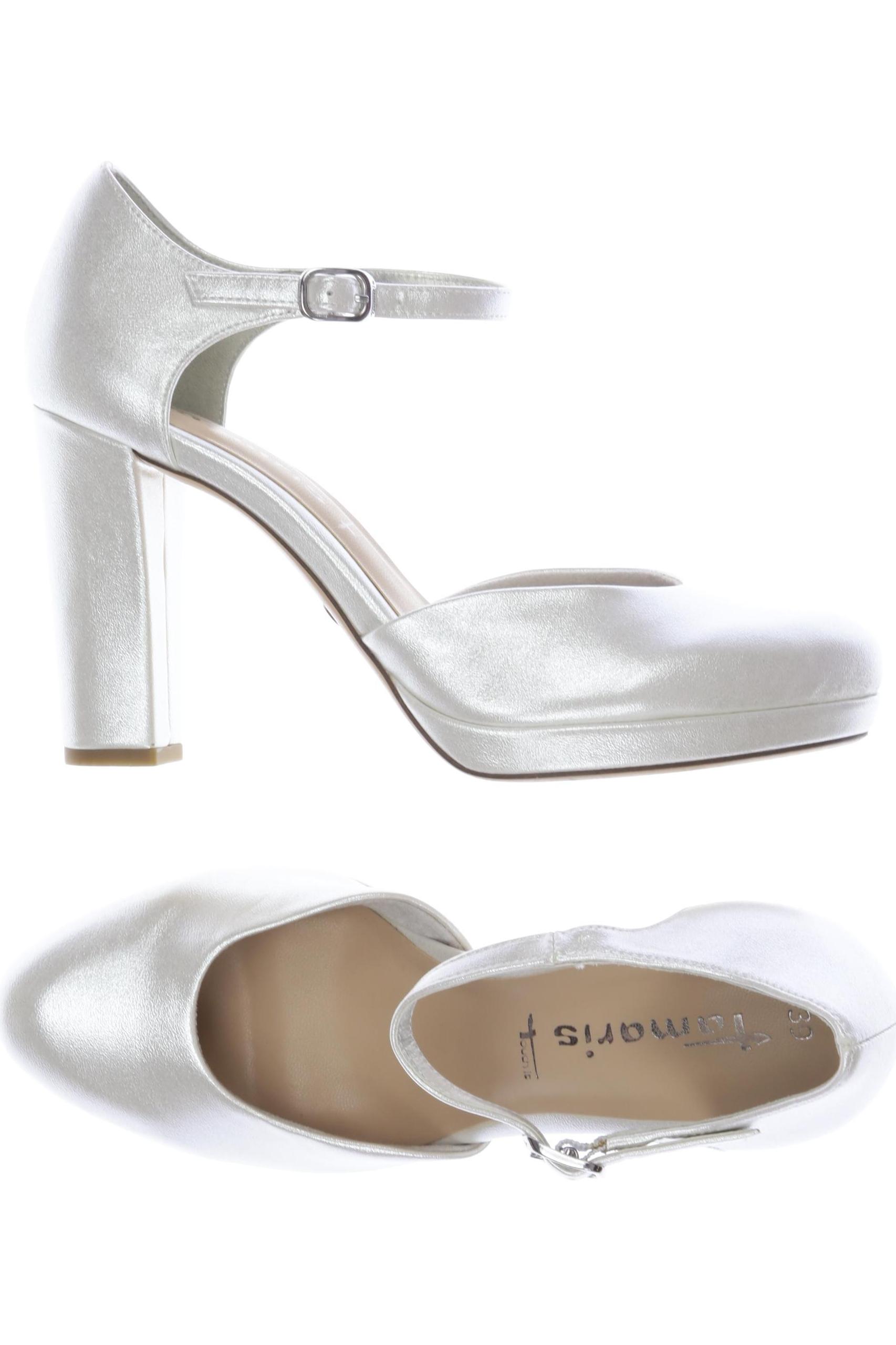 

Tamaris Damen Pumps, cremeweiß, Gr. 39
