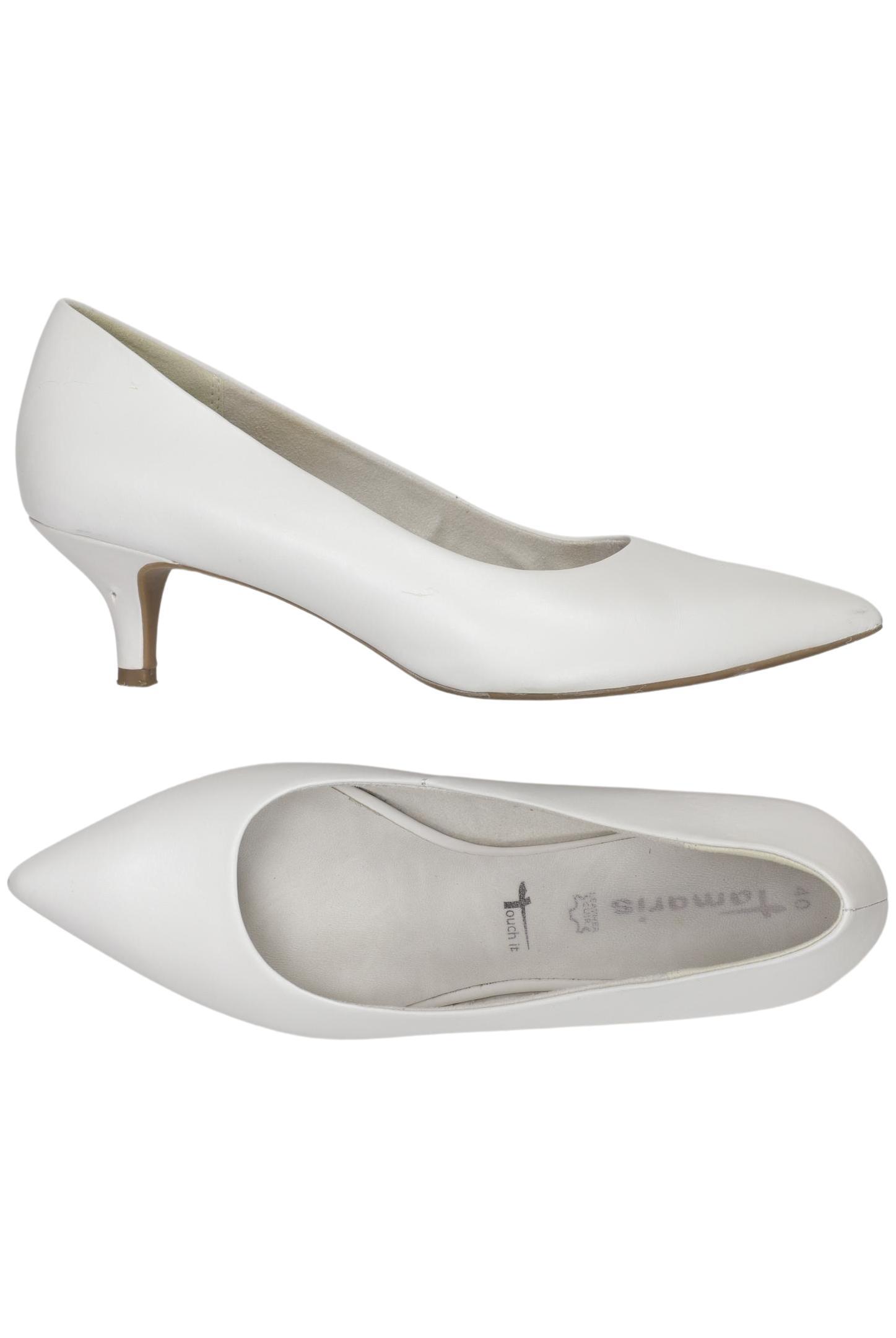 

Tamaris Damen Pumps, weiß, Gr. 40