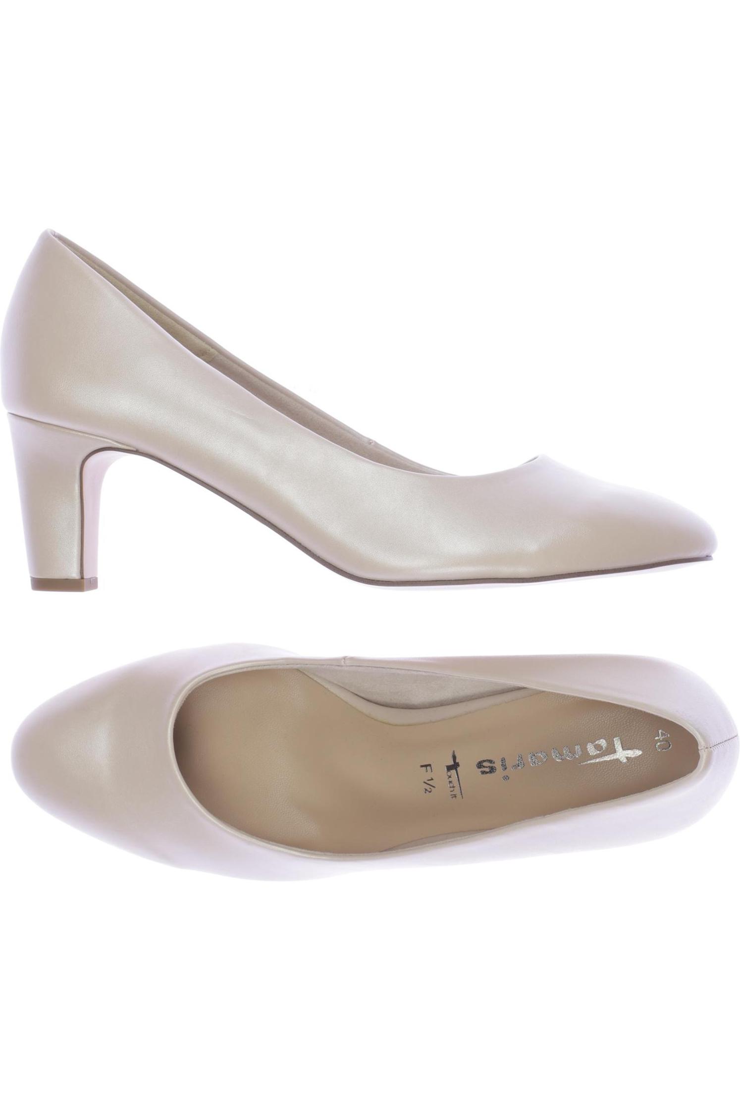 

Tamaris Damen Pumps, cremeweiß, Gr. 40