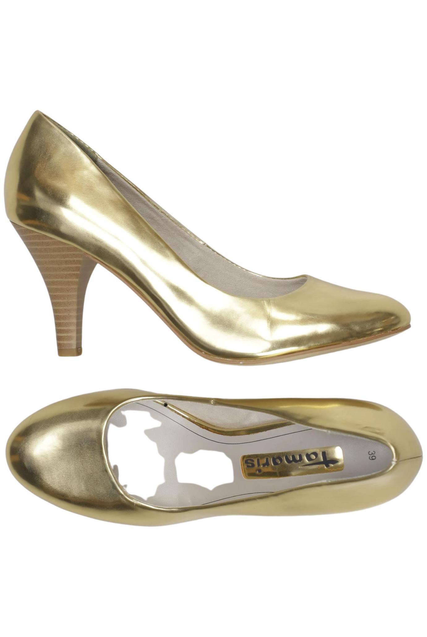 

Tamaris Damen Pumps, gold, Gr. 39