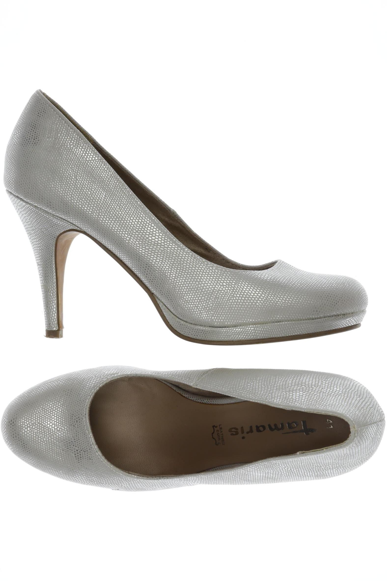 

Tamaris Damen Pumps, silber, Gr. 41