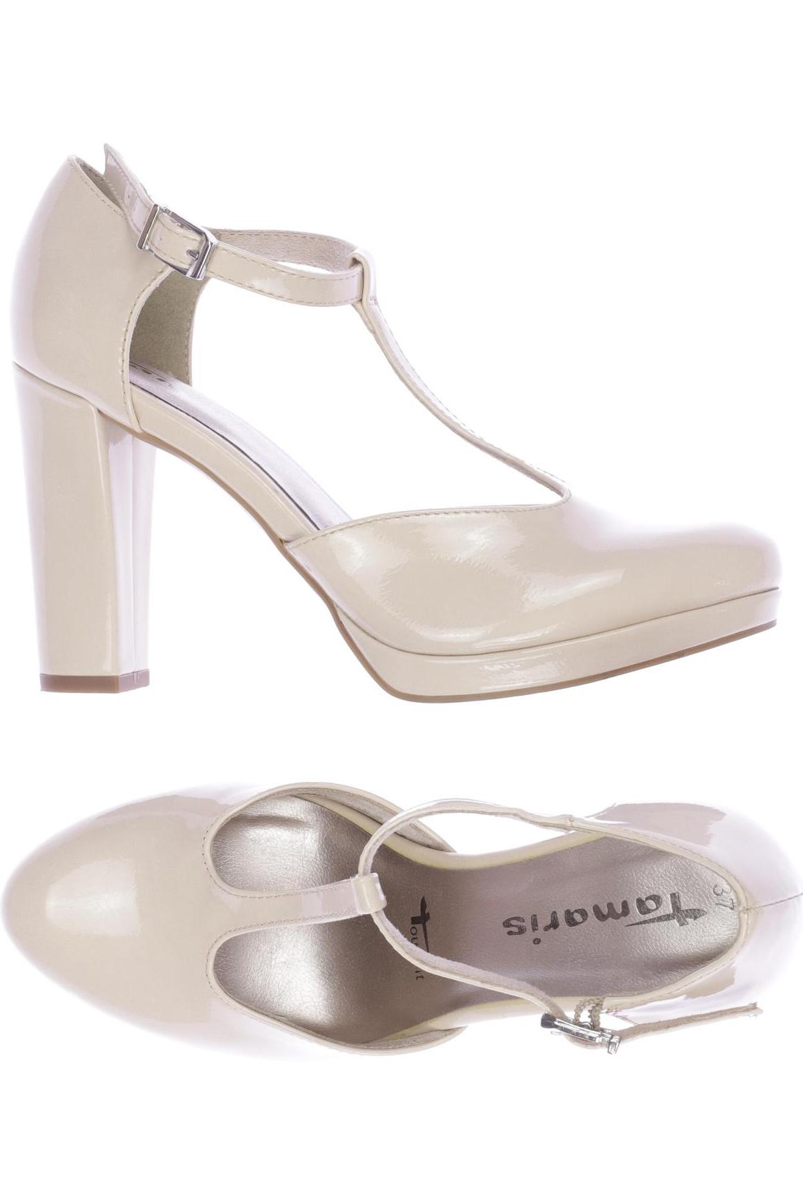

Tamaris Damen Pumps, cremeweiß, Gr. 37