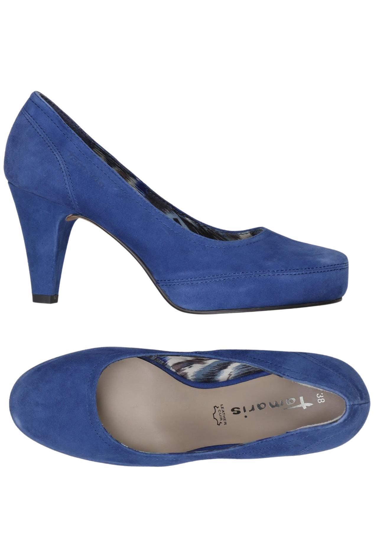

Tamaris Damen Pumps, blau, Gr. 38