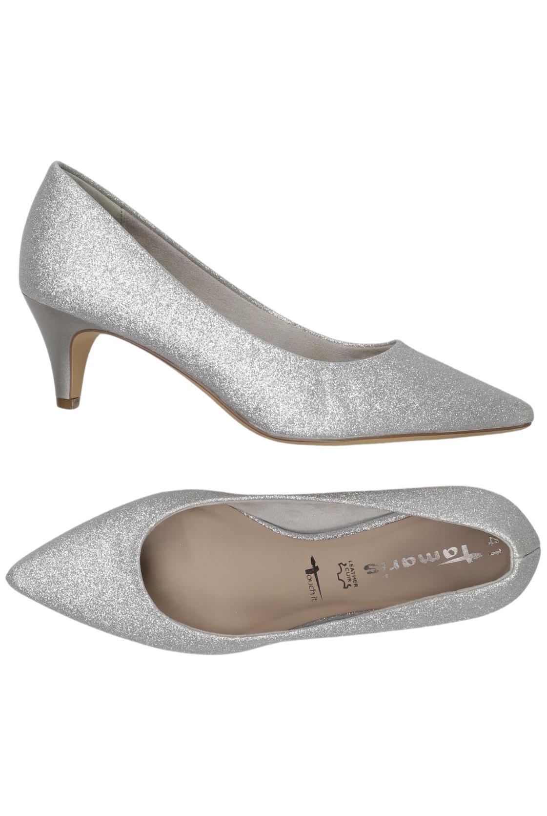 

Tamaris Damen Pumps, silber, Gr. 41