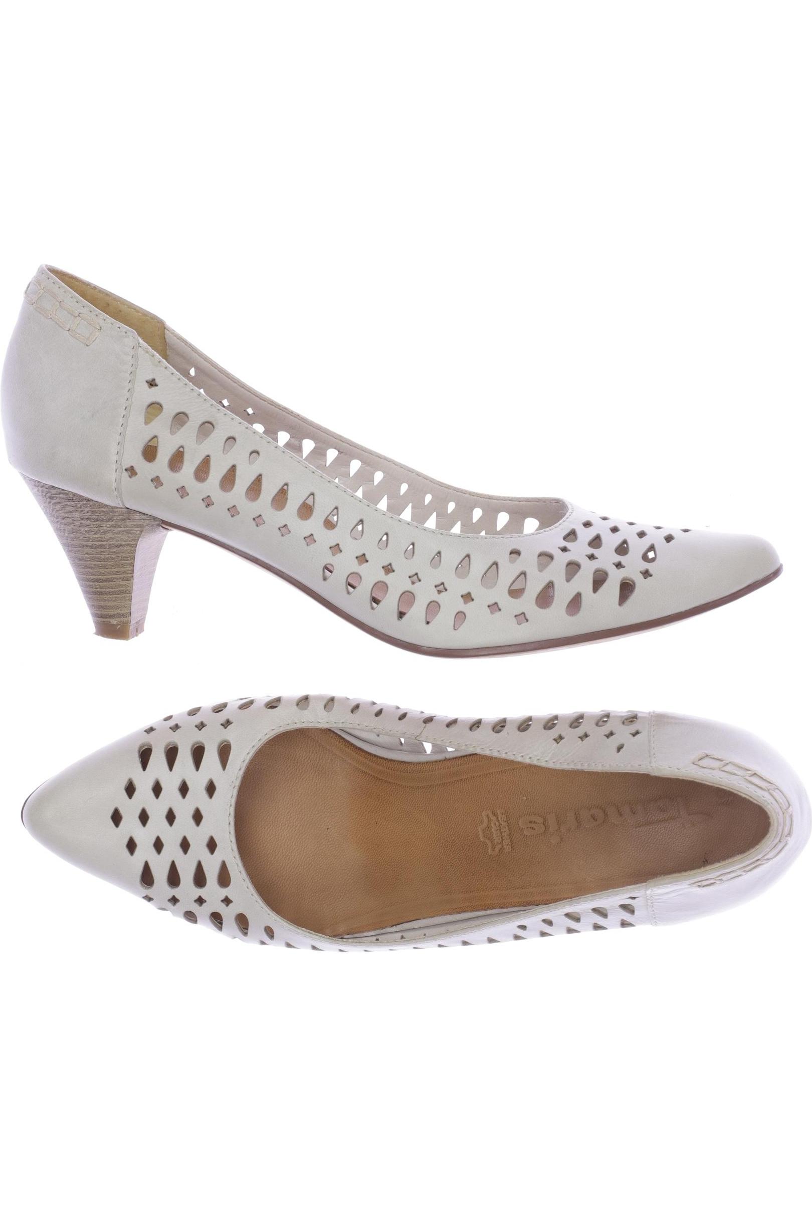 

Tamaris Damen Pumps, cremeweiß, Gr. 37