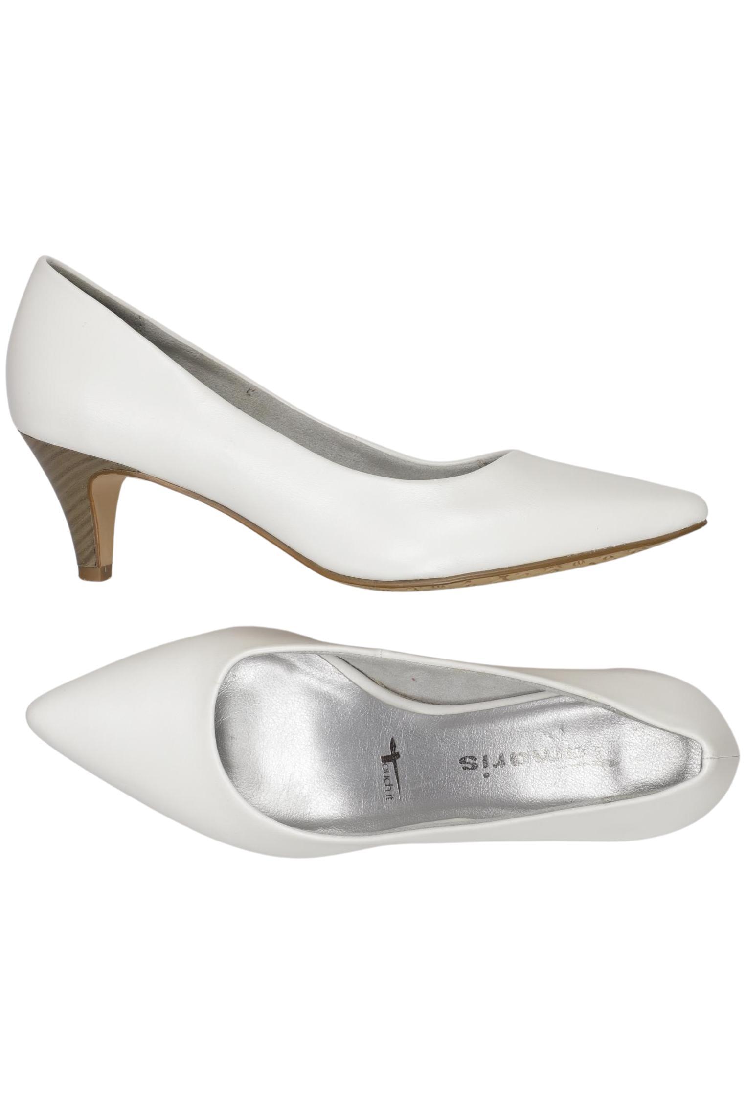 

Tamaris Damen Pumps, weiß, Gr. 39