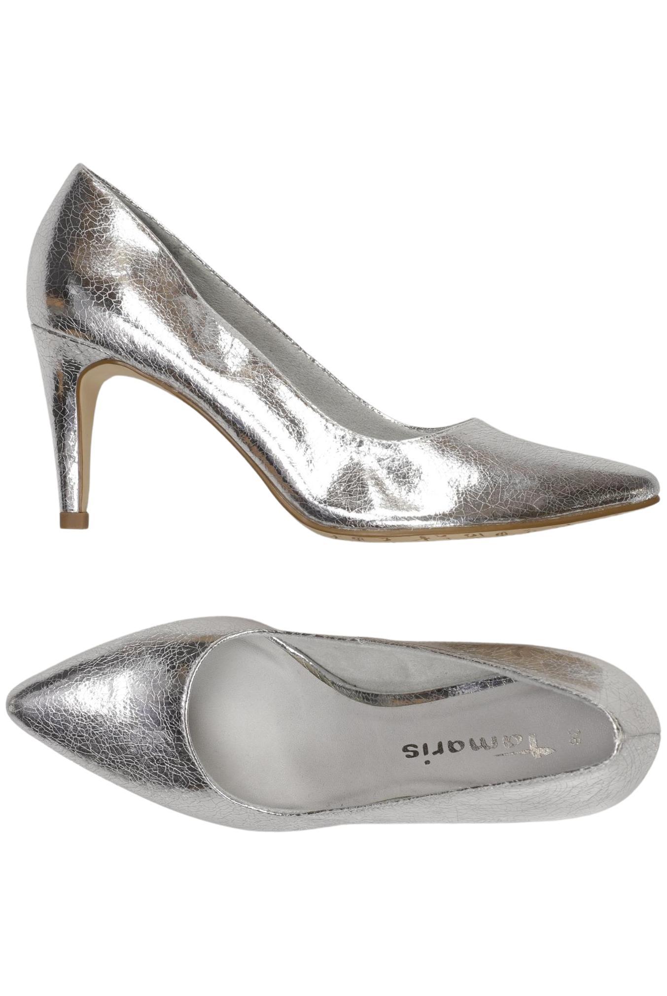 

Tamaris Damen Pumps, silber, Gr. 38